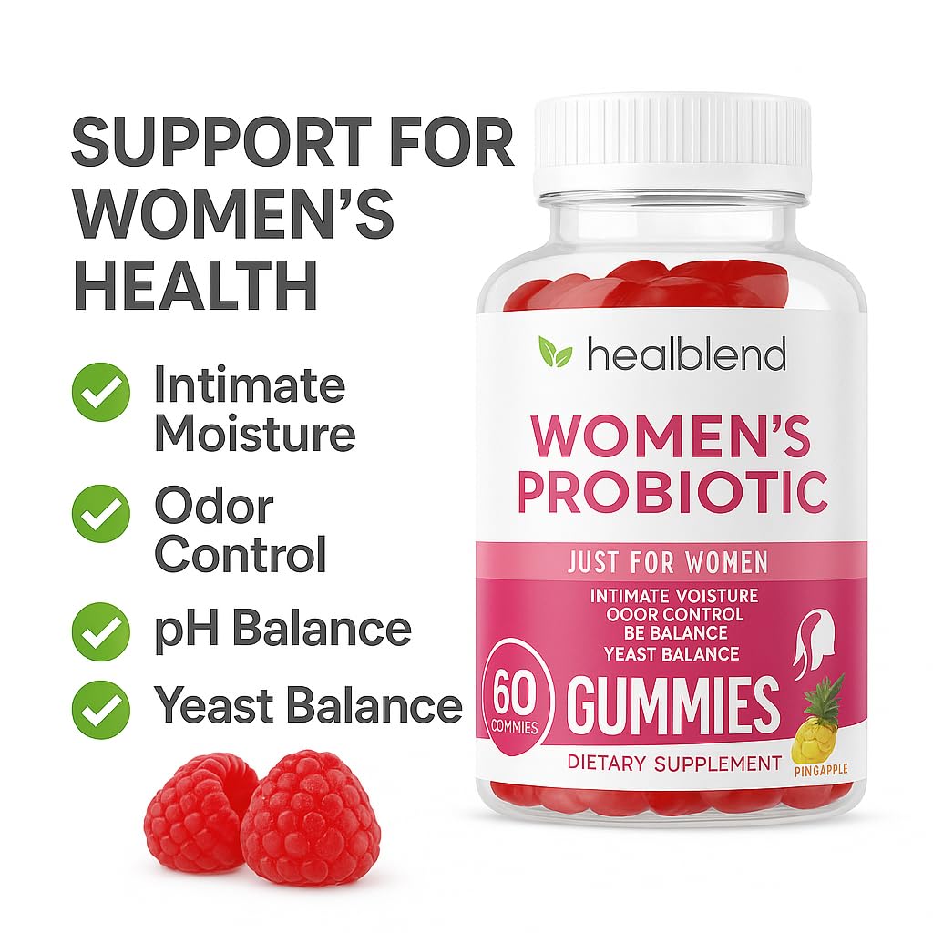 healblend Women's Probiotic Gummies 60 Count