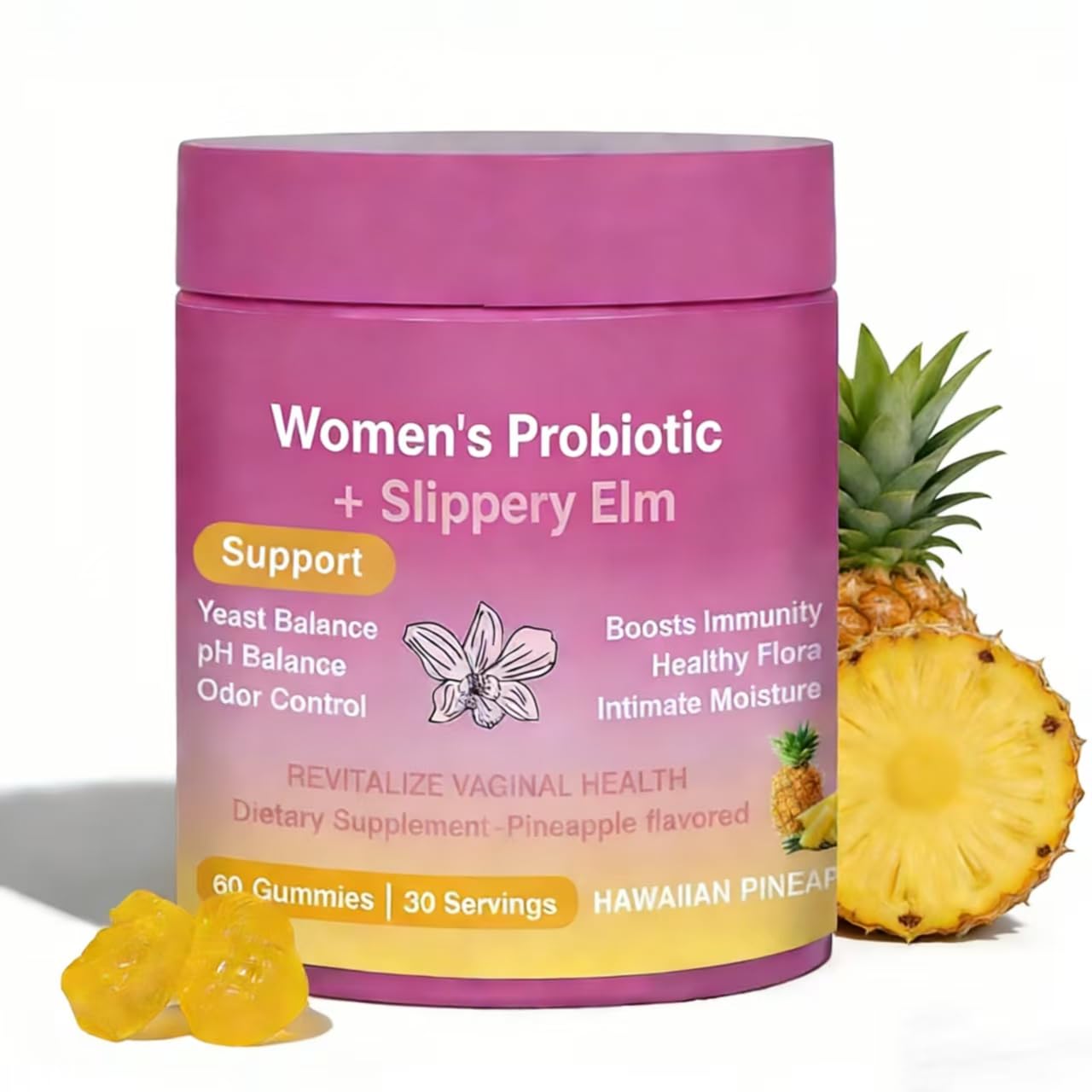 FW ZONE Juicy Feminine Probiotics Gummies 6.4 oz