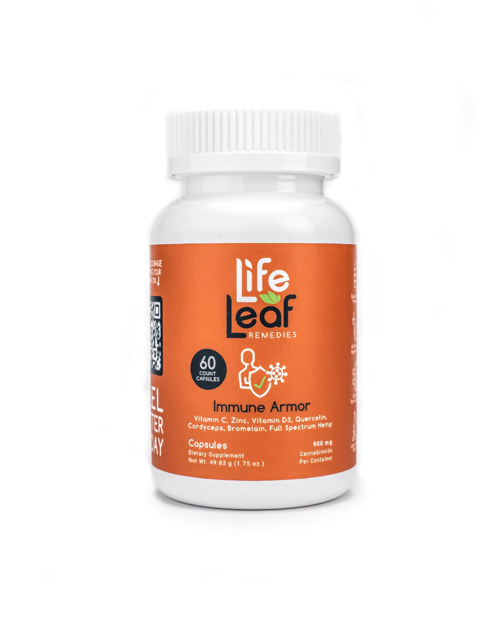 Life Leaf Remedies Immune System Boosters for Adults Immunity Support Capsules, 60 Count