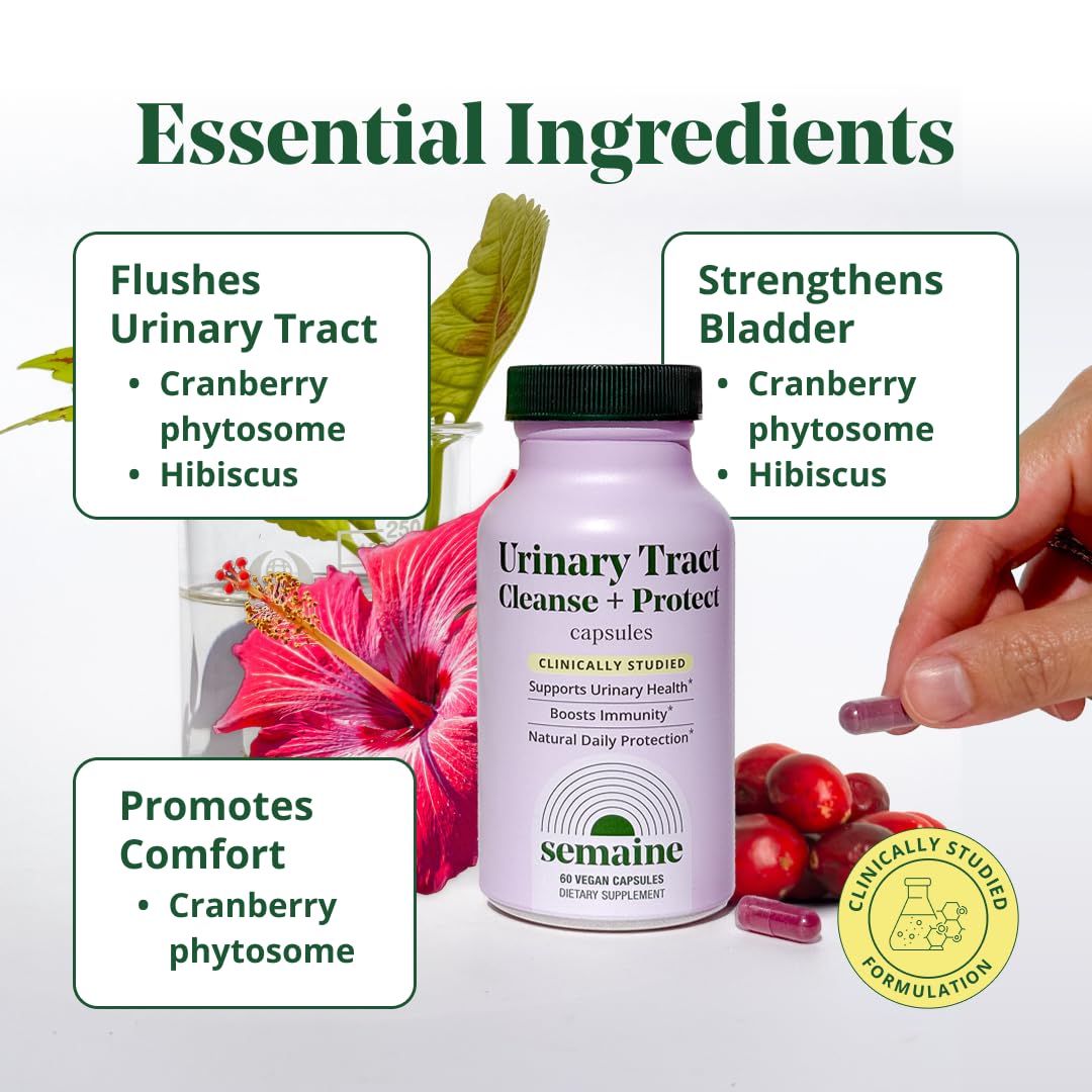 Semaine Urinary Tract Cleanse & Protect Capsule 60 Count