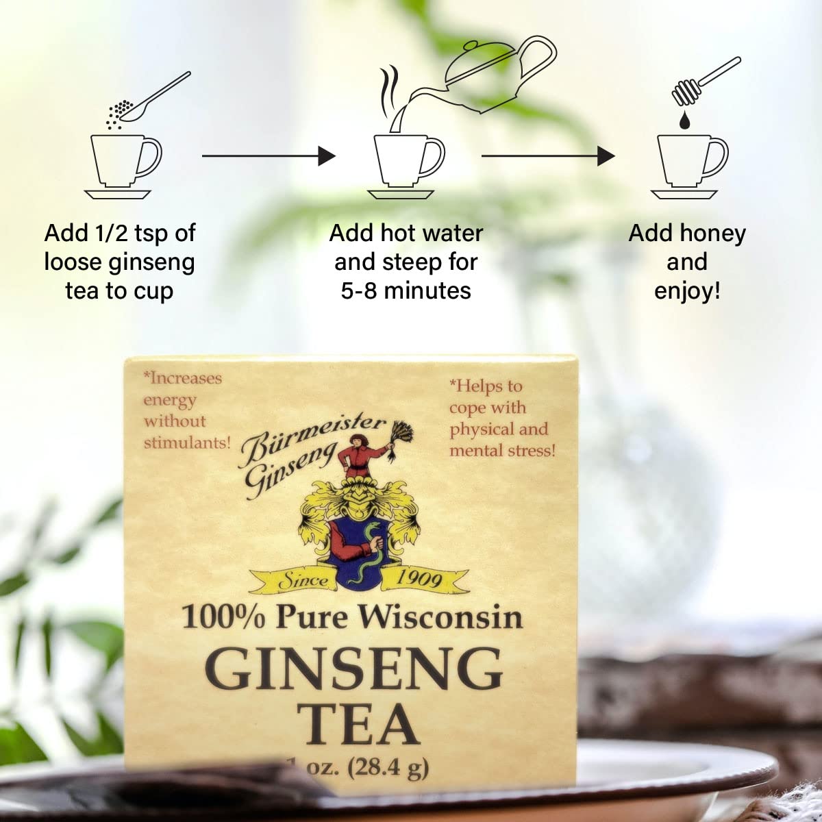 Burmeister Ginseng Wisconsin-grown American Ginseng Powder, 1 Ounce