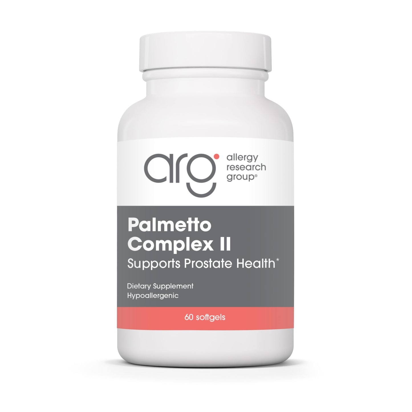 Allergy Research Group Palmetto Complex II Saw Palmetto with Lycopene for Men Softgels 60 Count