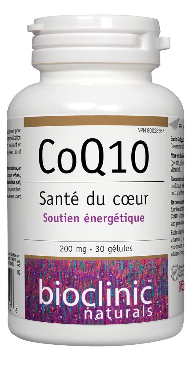 Bioclinic Naturals CoQ10 200 mg Softgels 30