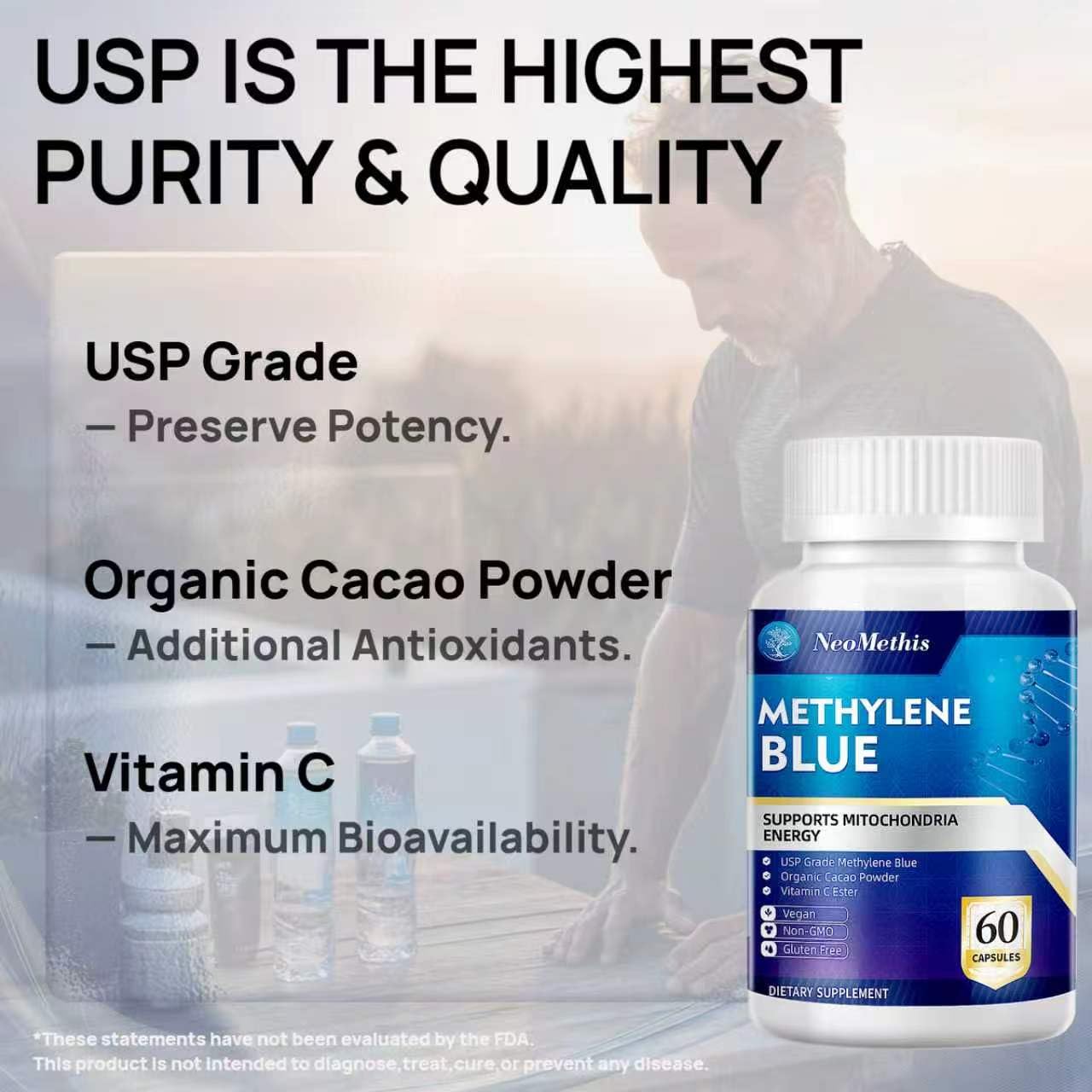 NeoMethis Methylene Blue 60 Capsules