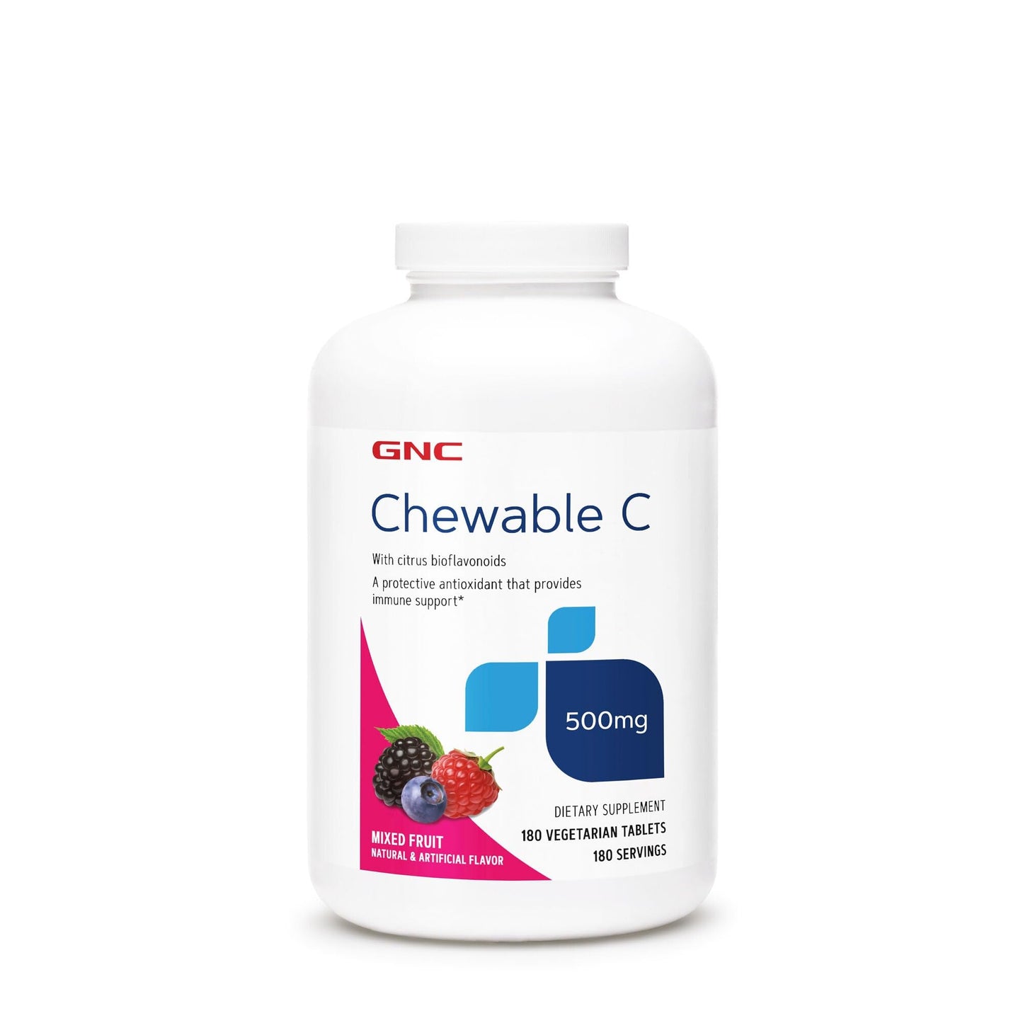GNC Vitamin C 500mg Tablet, 180 Tablets