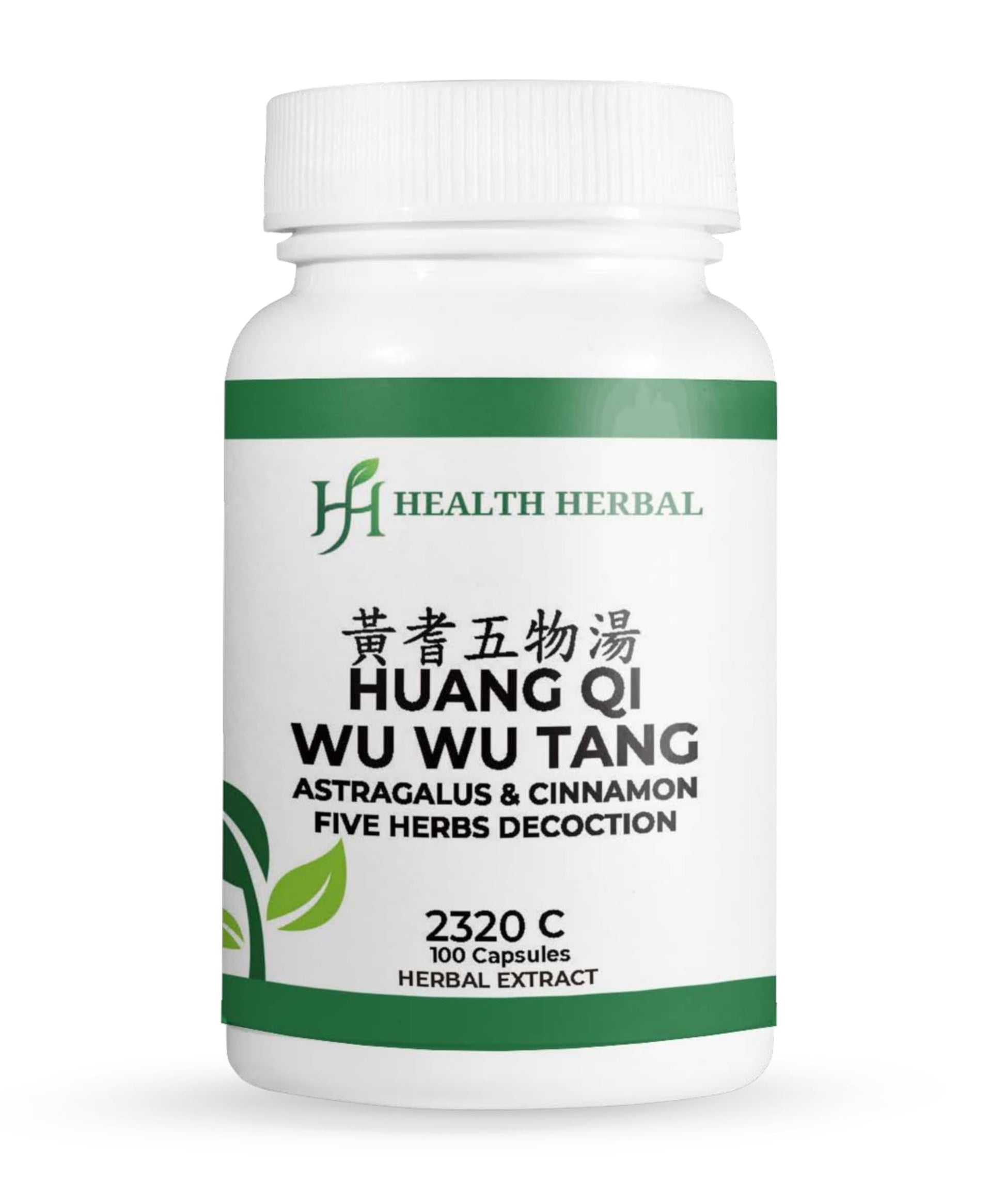 Health Herbal Astragalus & Cinnamon Five Herbs Decoction Capsules, 100 Capsules