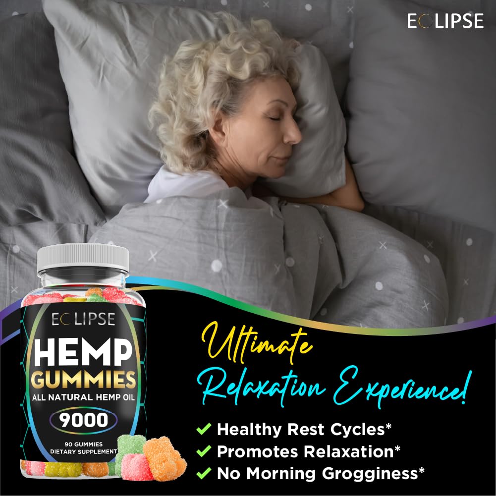 Eclipse Hemp Hemp Gummies 9,000 MG Gummy 90 Count