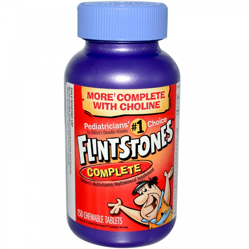 Flintstones Vitamins Complete Children's Chewable Vitamins Chewables 150 Count