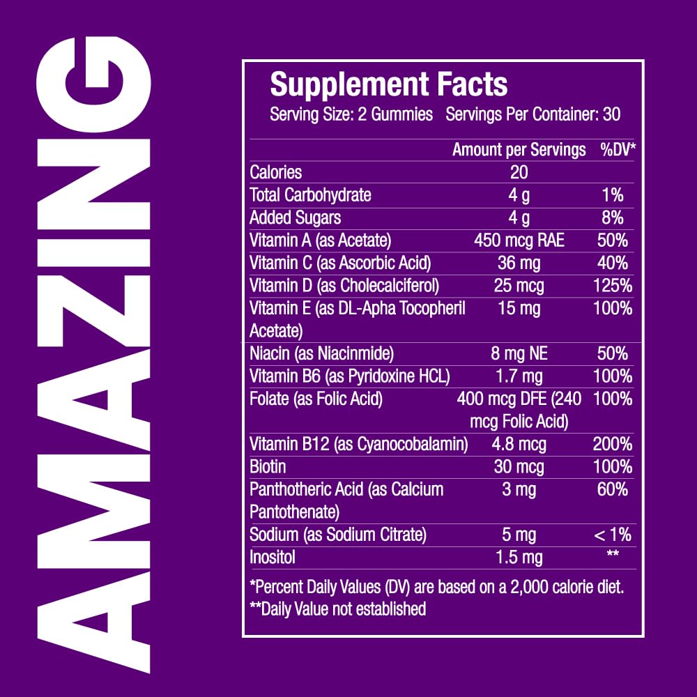Esmerally Multivitamin for Women Gummy 180 Count