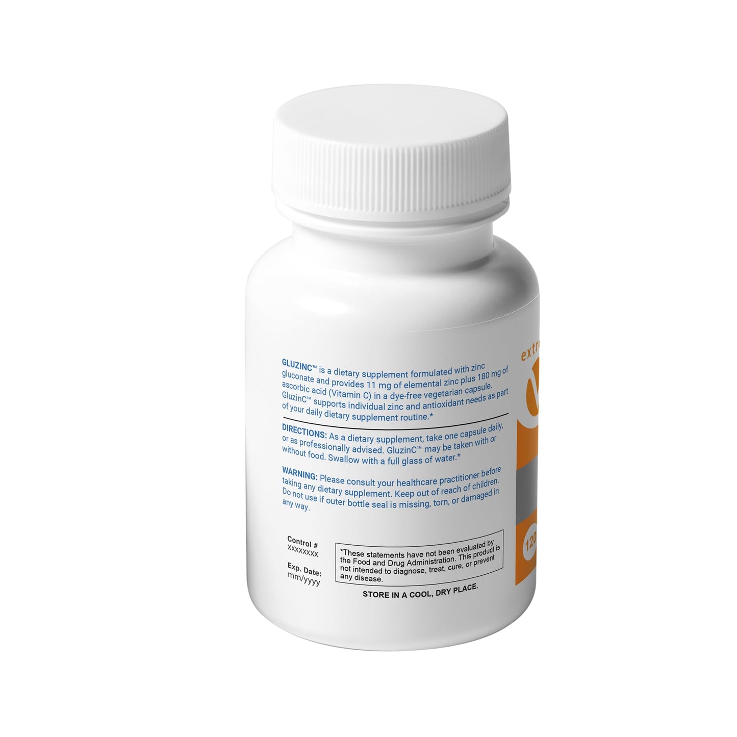 extreme V Zinc MG11 + VC Immune-Friendly Daily Supplement 240 Capsules