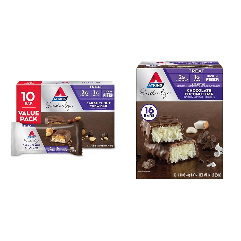 Atkins Endulge Chocolate Coconut Bar, 16 Count
