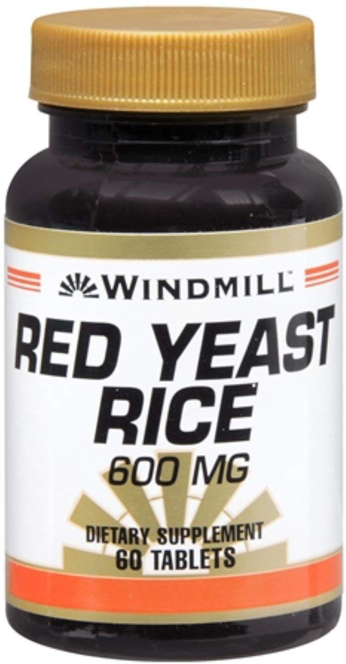 Windmill Red Fermented Rice 600 mg 120 Tablets