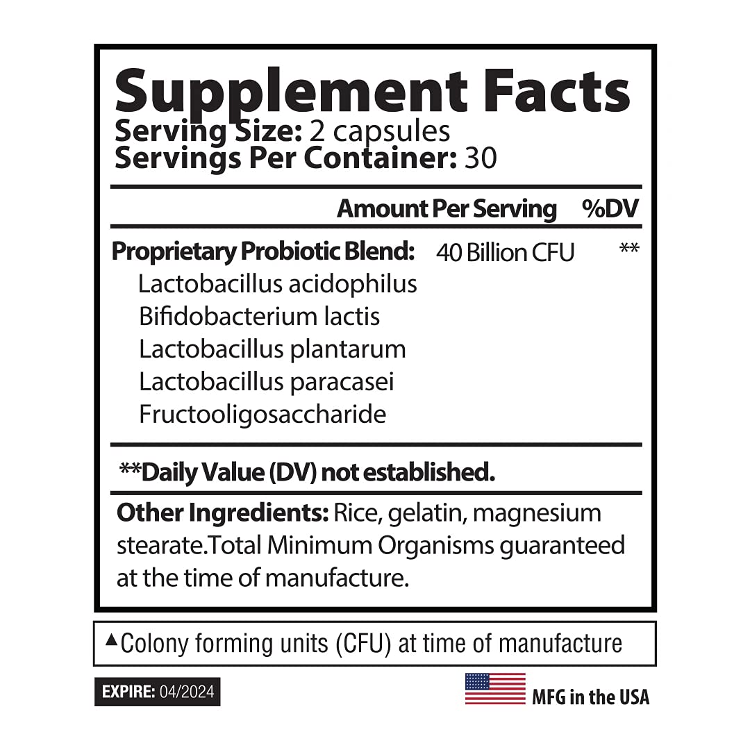 NutraPrice Pure Probiotic Daily Supplement Capsules 60 Caps (5pk)