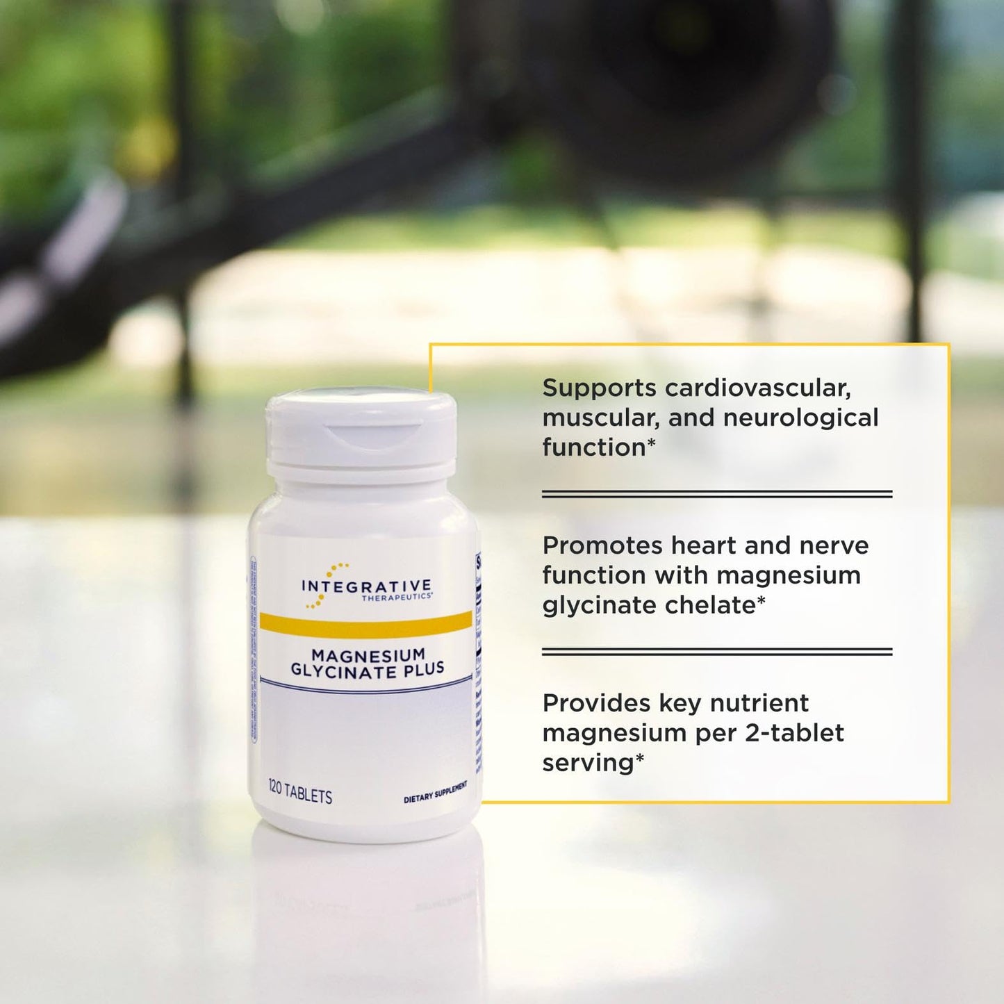 Integrative Therapeutics L-Theanine & Magnesium Glycinate Plus Tablet 180