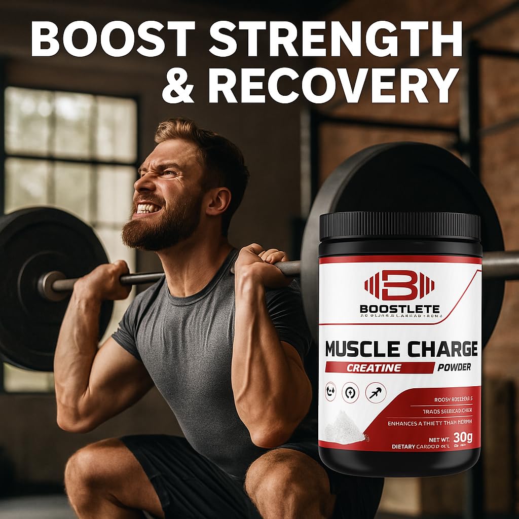 Boostlete MuscleCharge Premium Creatine Monohydrate Powder 17