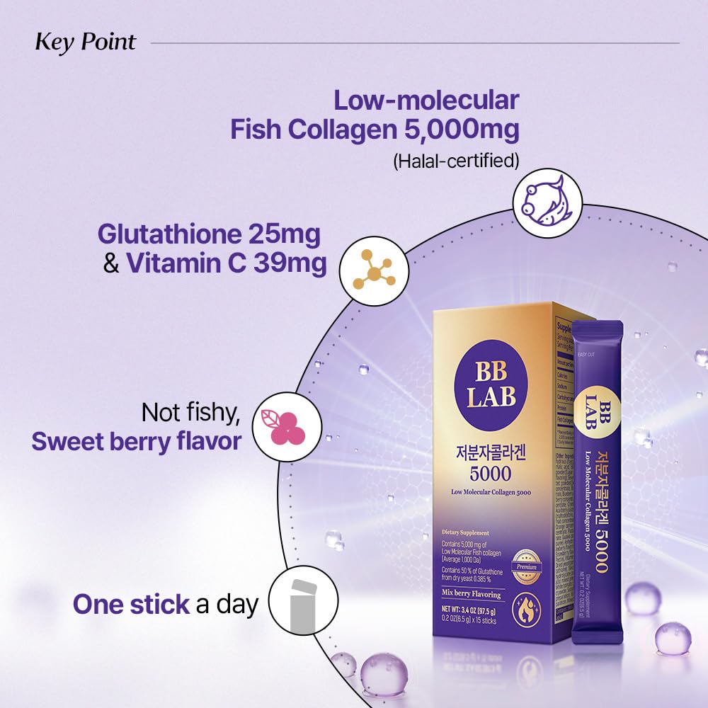 BB LAB Low Molecular Collagen 5000 Powder 3.4 oz