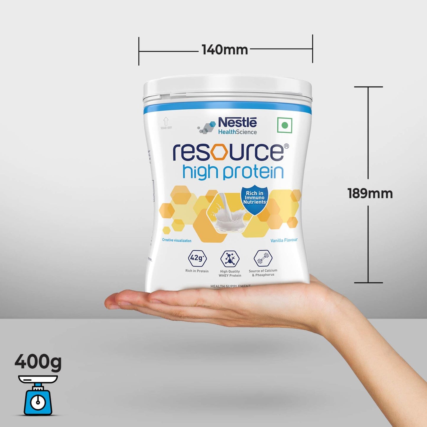 ReSource Nestle Resource High Protein Vanilla Flavor Protein Powder 14.11 oz
