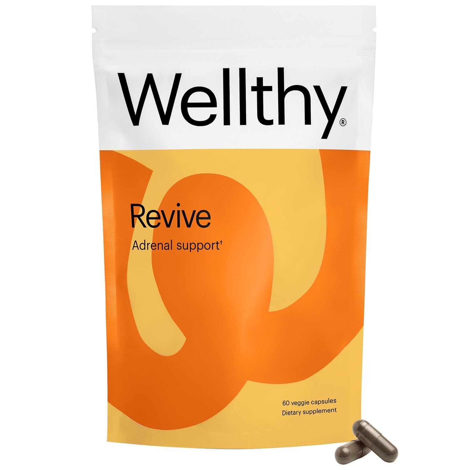 Wellthy Revive Stress Support Capsule, 60 Count