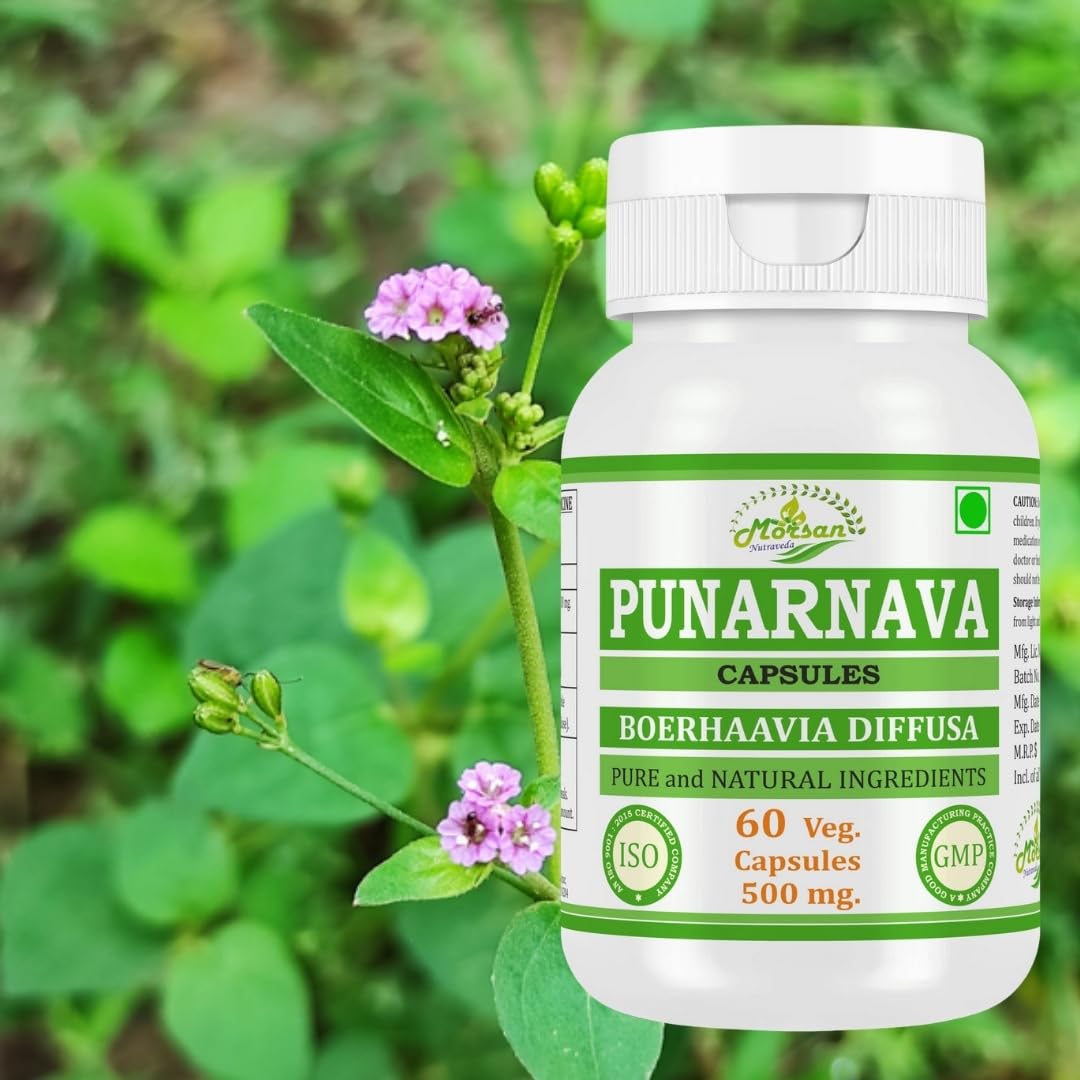 Morsan Nutraveda Punarnava Capsules 60 Count