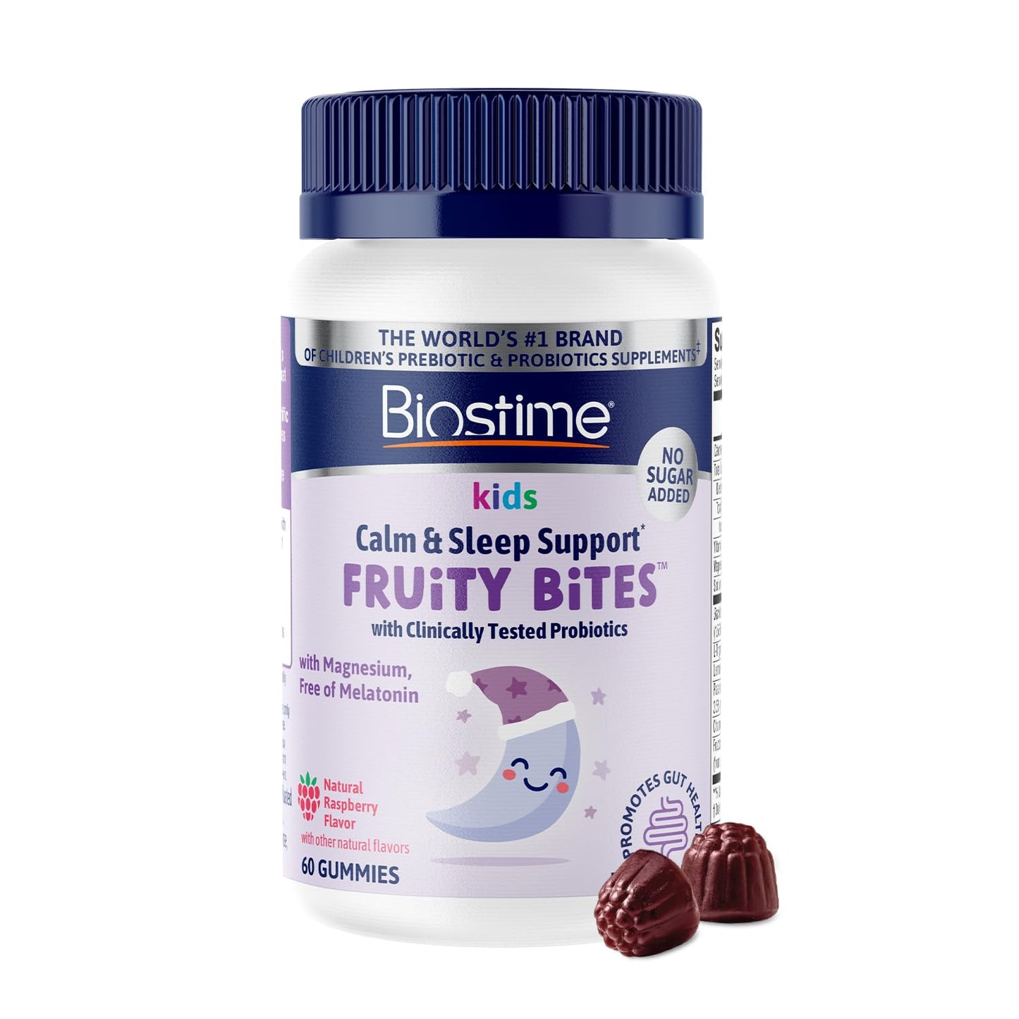 Biostime Kids Sleep Fruity Bites Gummy, 60 Count