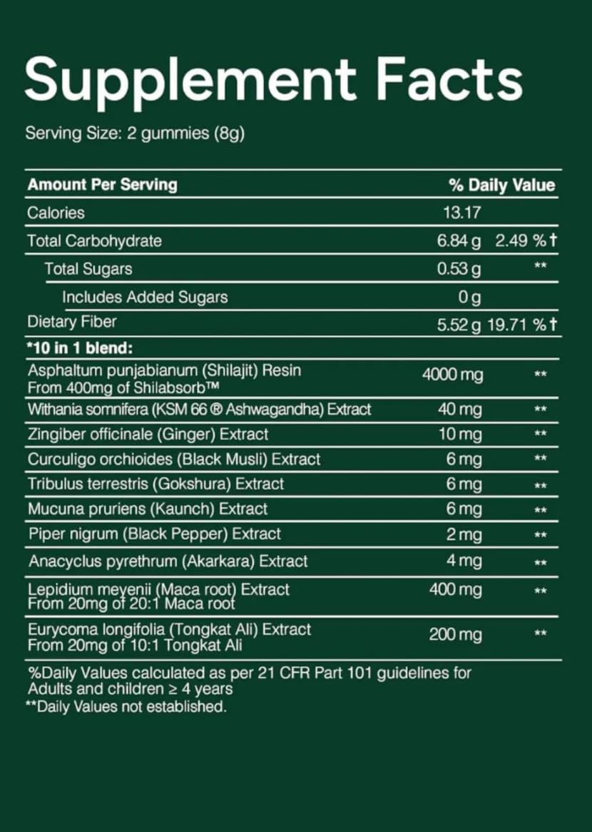 Aryan Surya Shilajit Gold Gummies, 90 Count