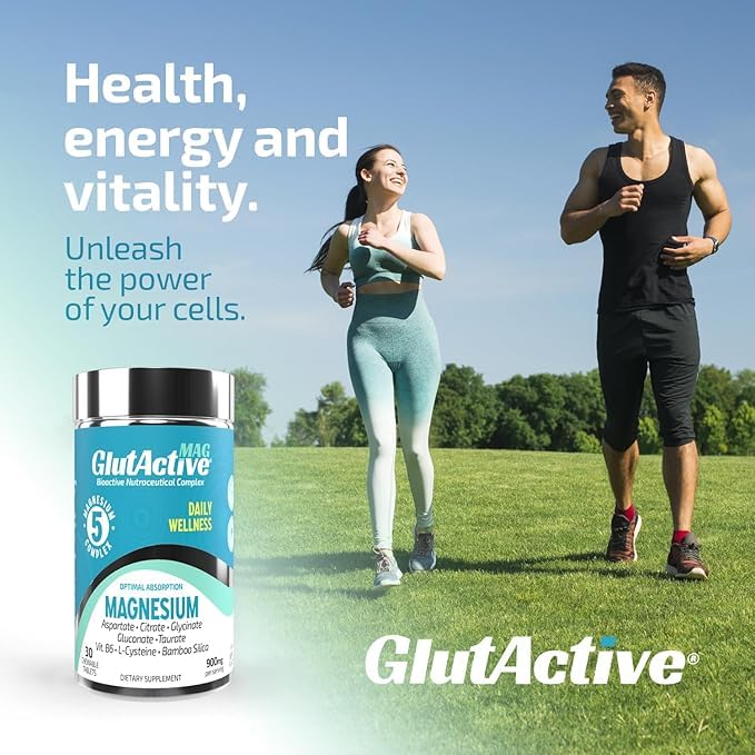 GlutActive Magnesium Complex Tablets, 60 Tablets