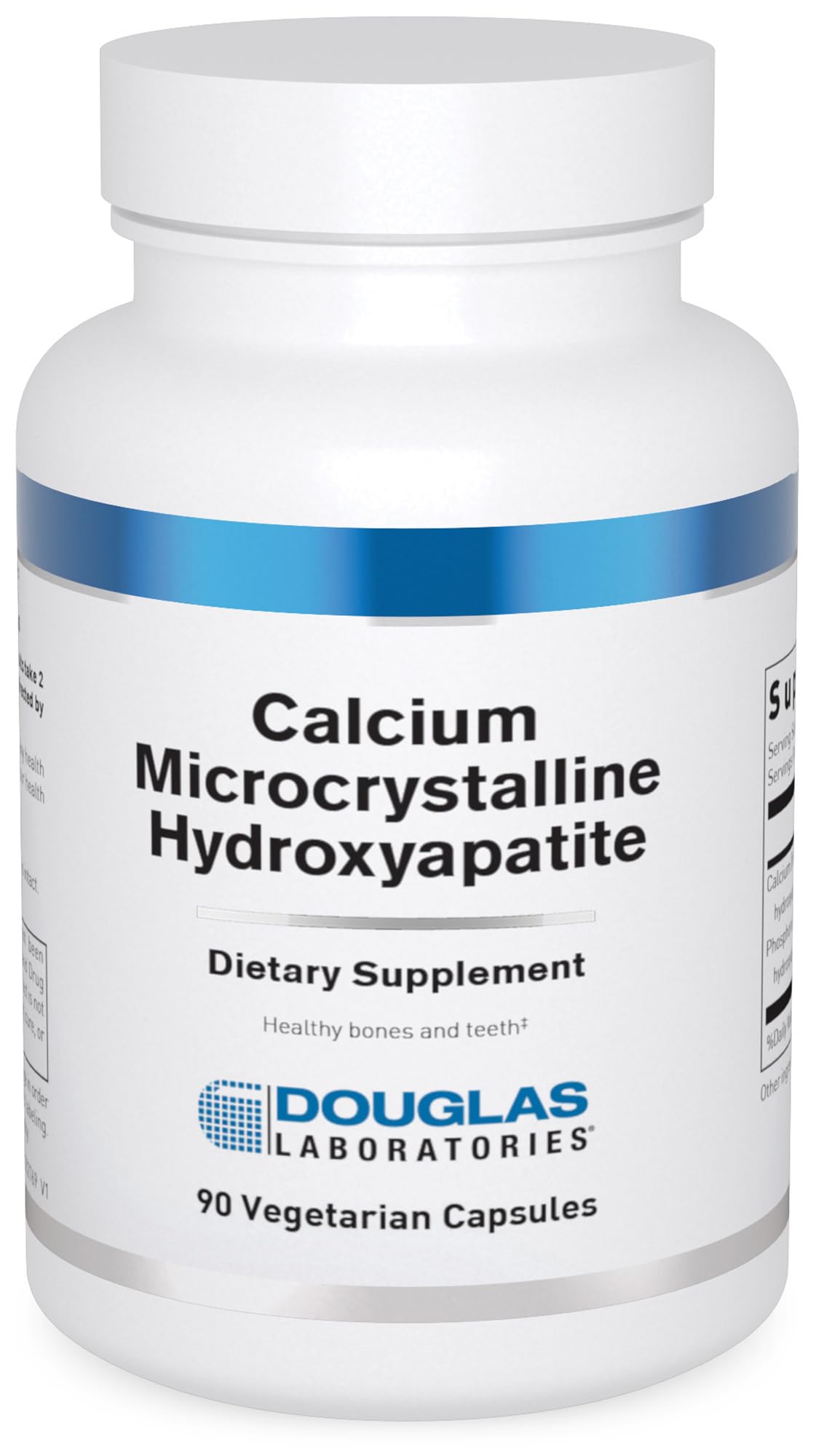 Douglas Laboratories Calcium Microcrystalline Hydroxyapatite - Teeth & Bone Health Support with Calcium & Phosphorus Micronutrients, Dietary Supplements, 90 Capsules