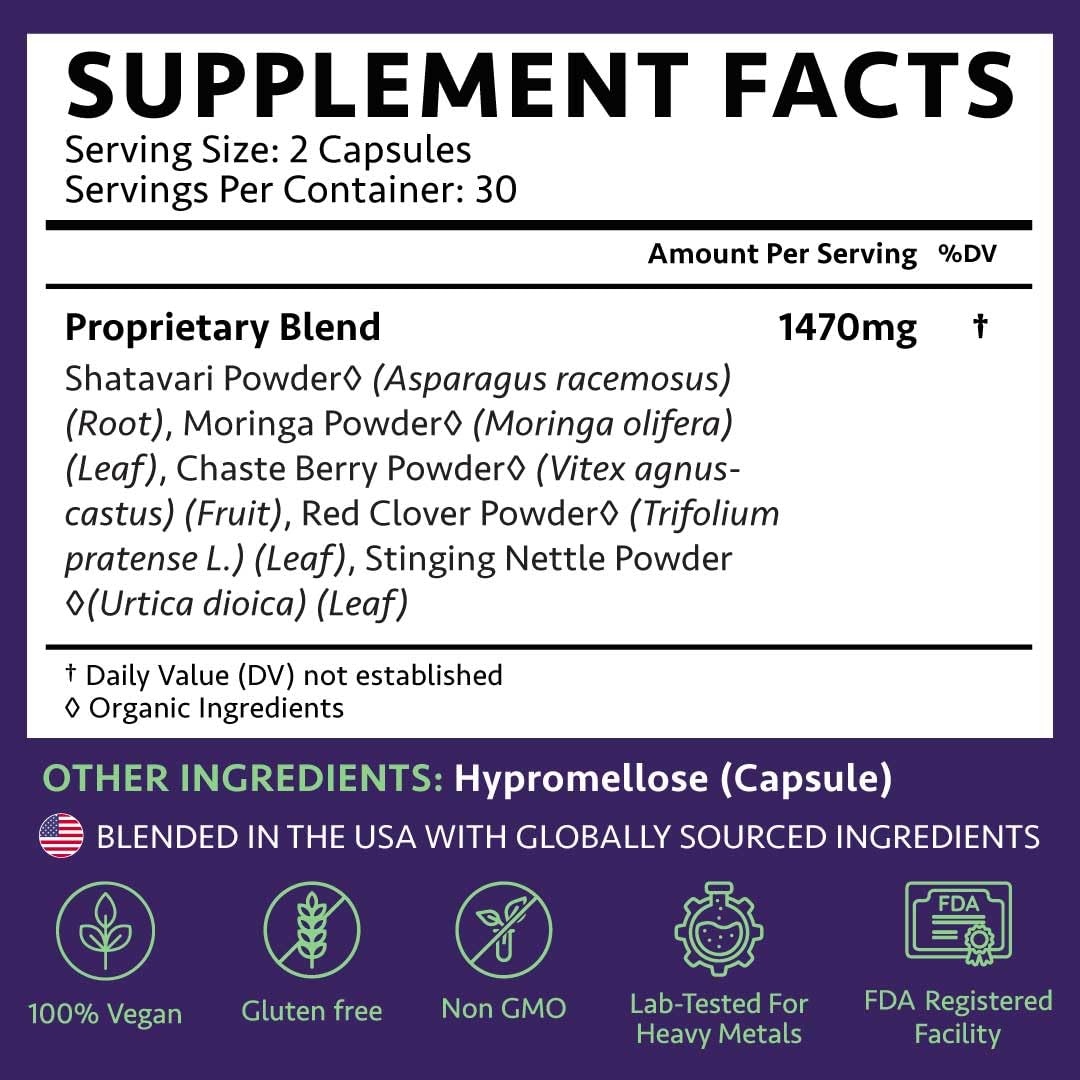 Freshly Moms Ayurvedic Preconception Cleanse Capsules, 60 Count