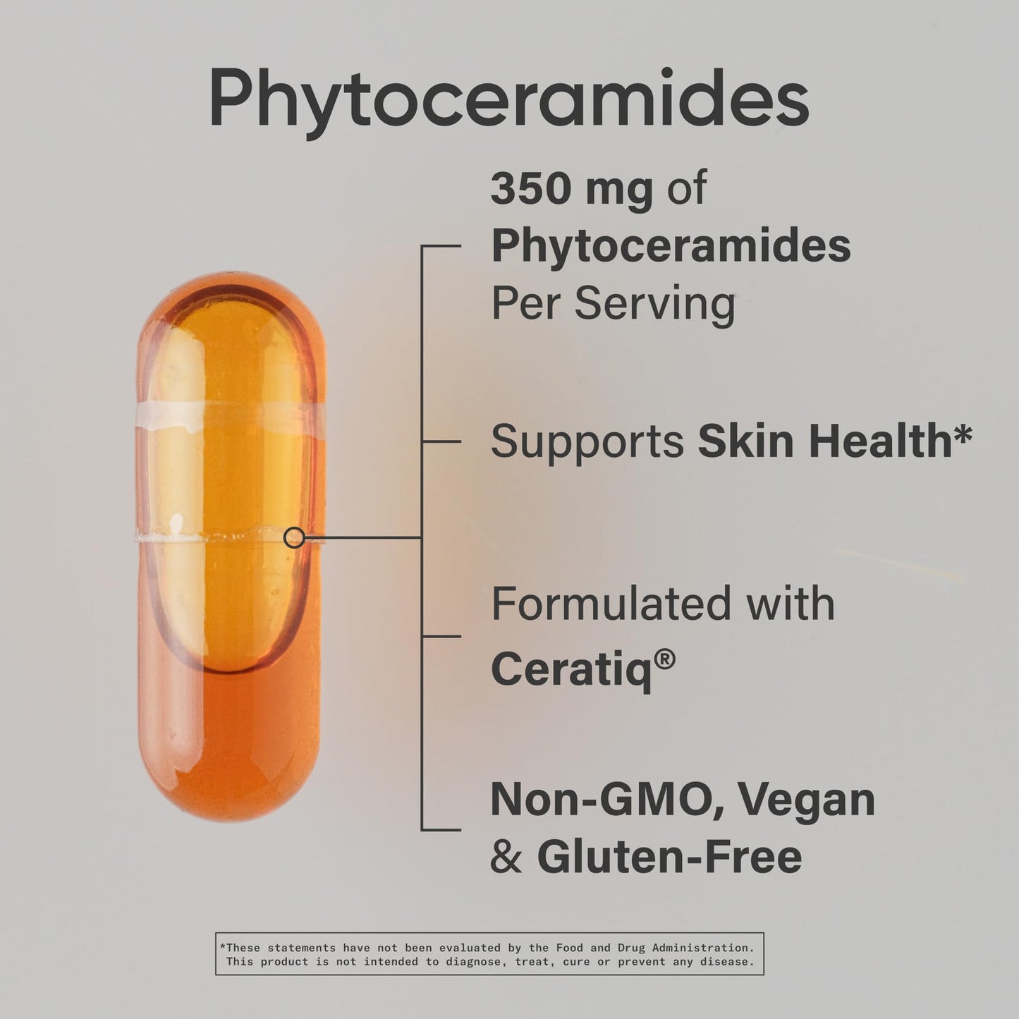 Sports Research Phytoceramides 350 mg Liquid Veggie Capsule, 60 Count
