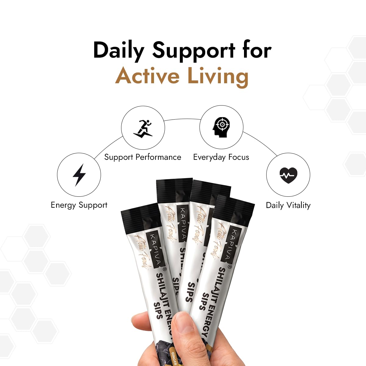Kapiva Shilajit Honey Sticks 1 Softgel