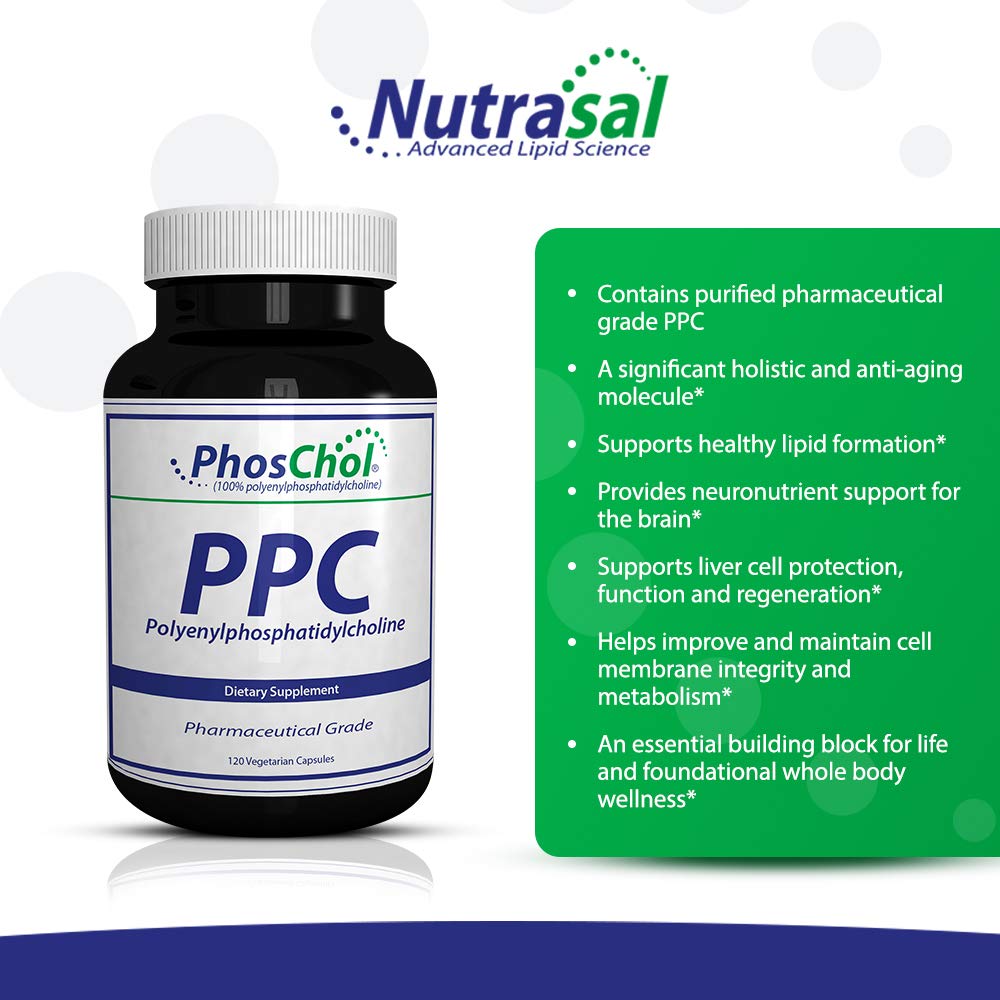 Nutrasal PhosChol 600mg Capsules, 120 Count