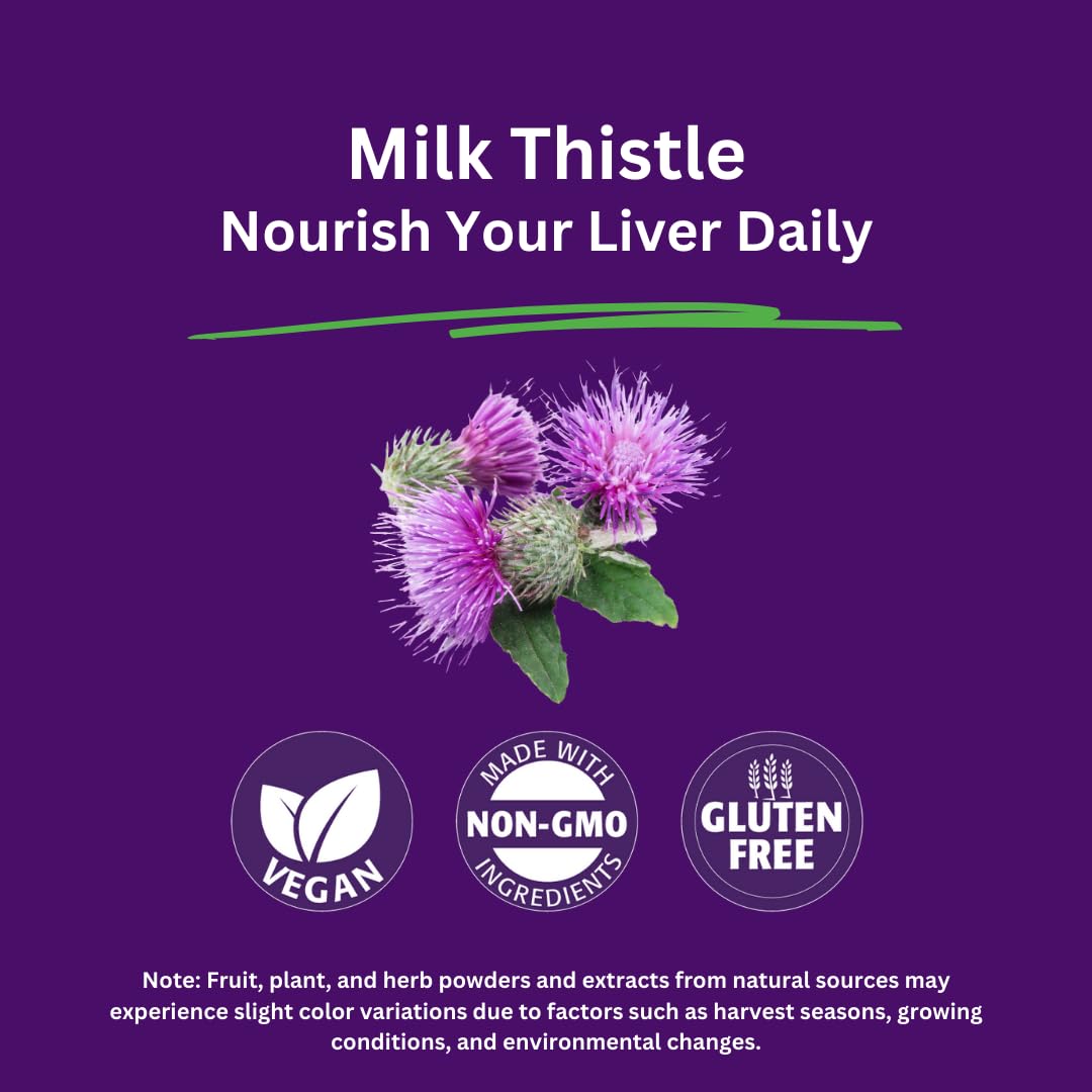 Paradise Herbs Milk Thistle Active Whole Spectrum Extract Capsule 60 Count