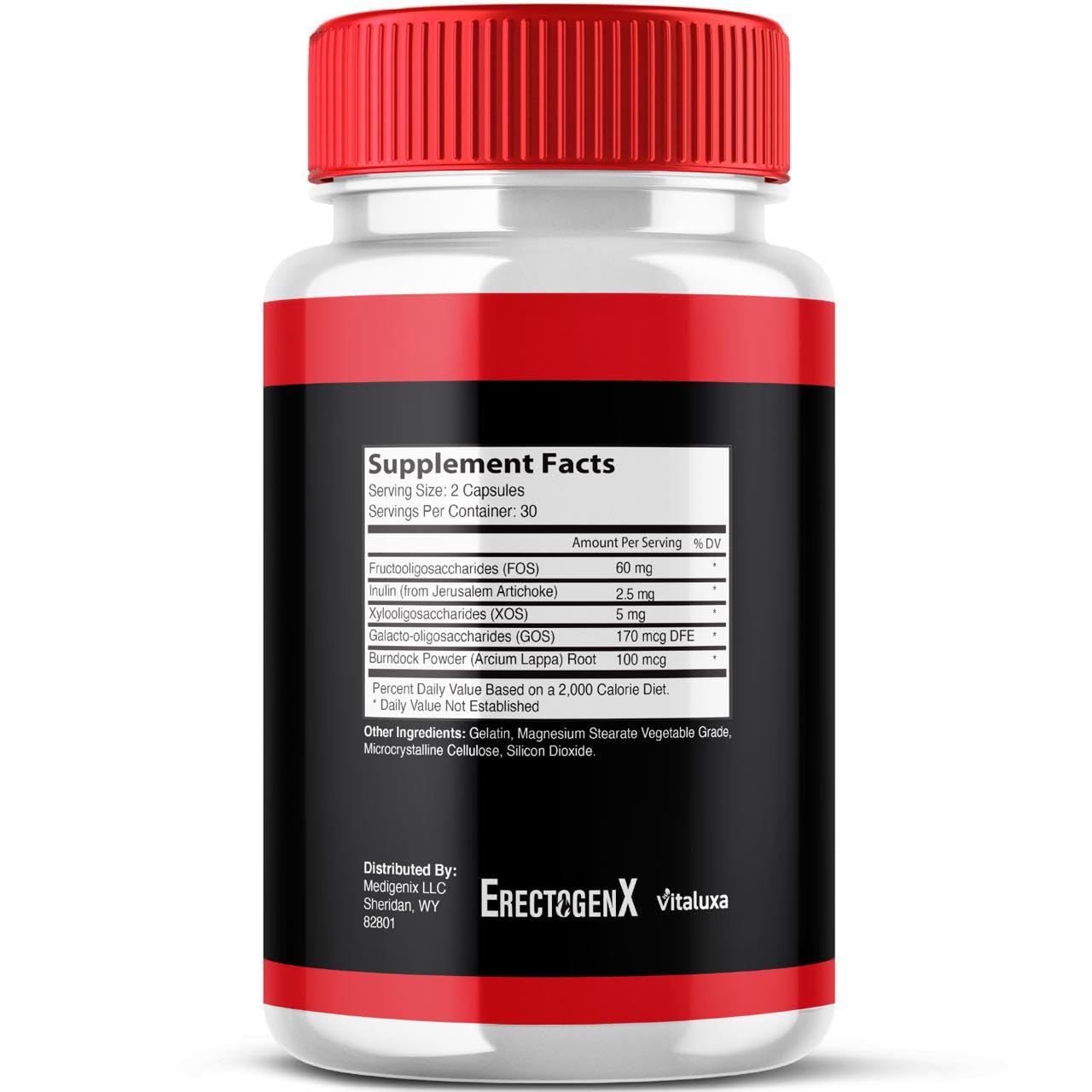 Vitaluxa ErectogenX Capsules 60 Count