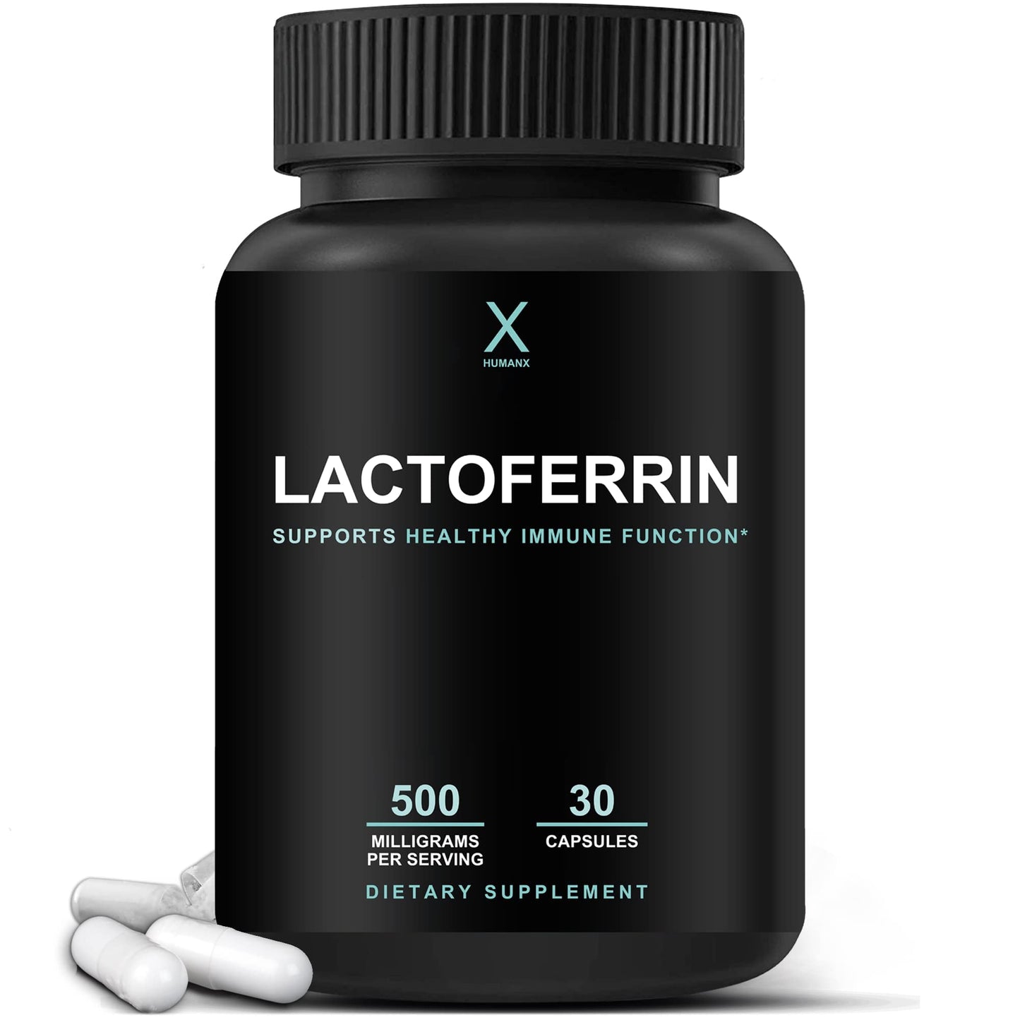 HUMANX Lactoferrin 500mg Capsule 30 Count