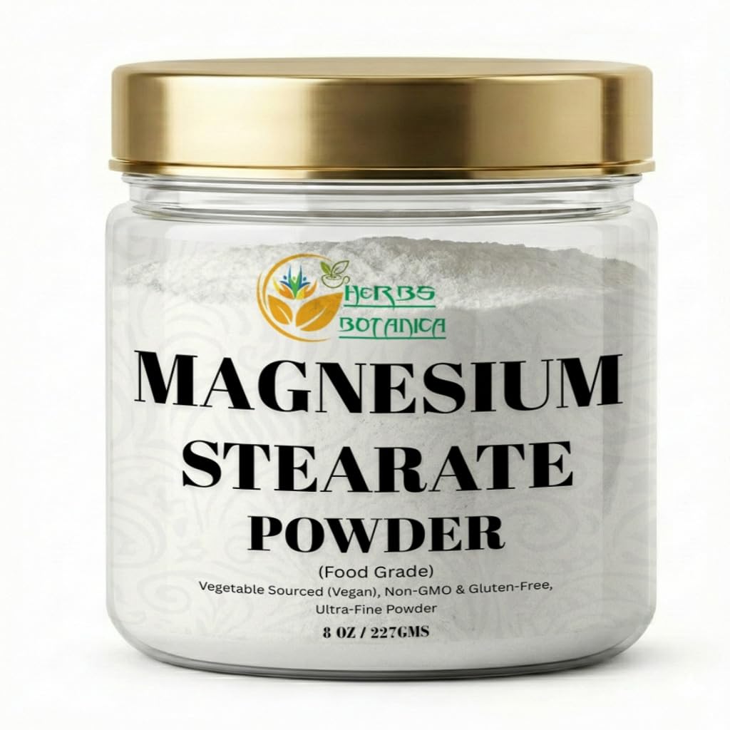 Herbs Botanica Magnesium Stearate Powder 8 oz