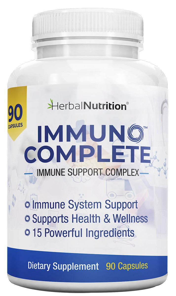 Herbal Nutrition Immuno Complete Immune Support Supplement, Capsule, 1 Count