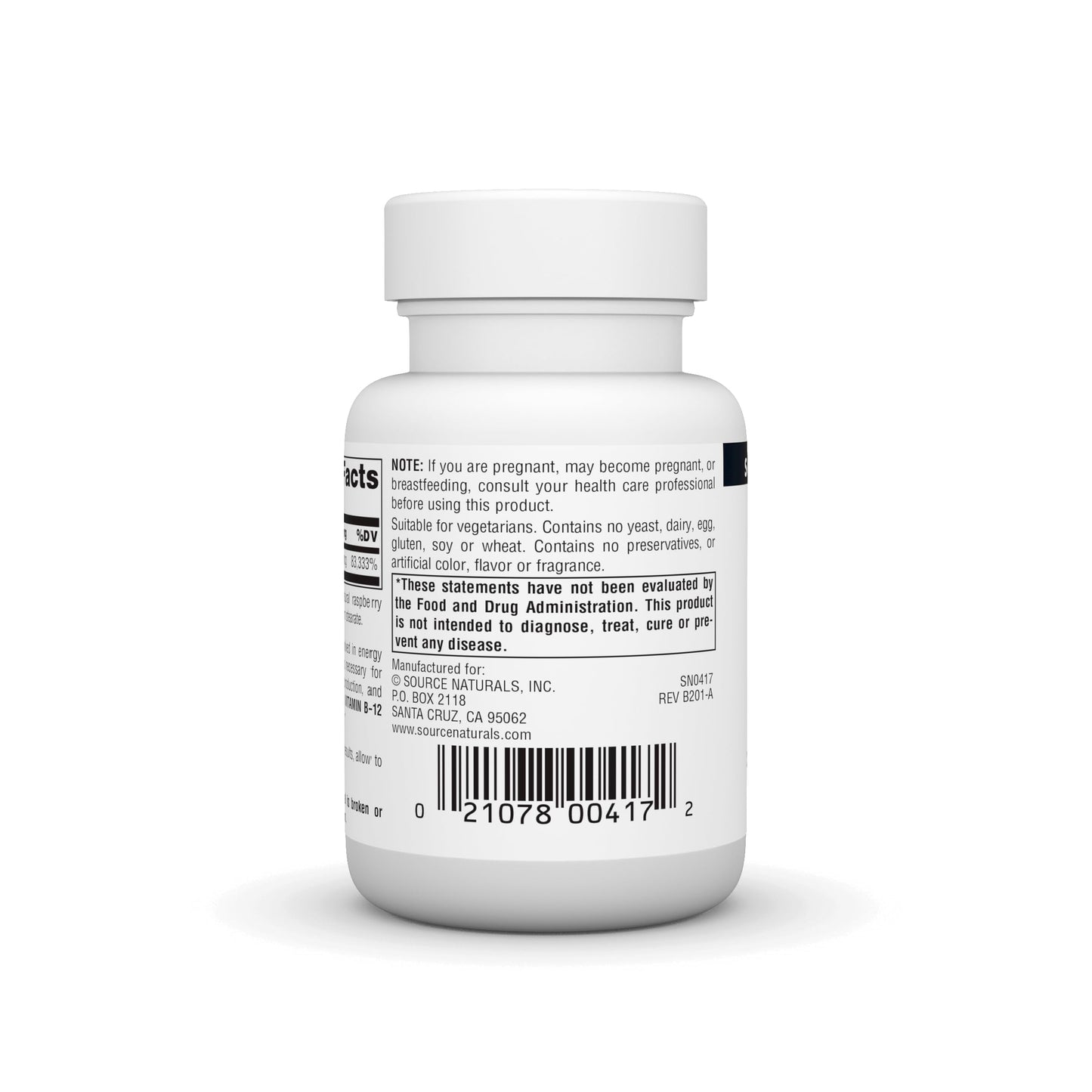 Source Naturals Vitamin B-12 2000 mcg Lozenges, 50 Count