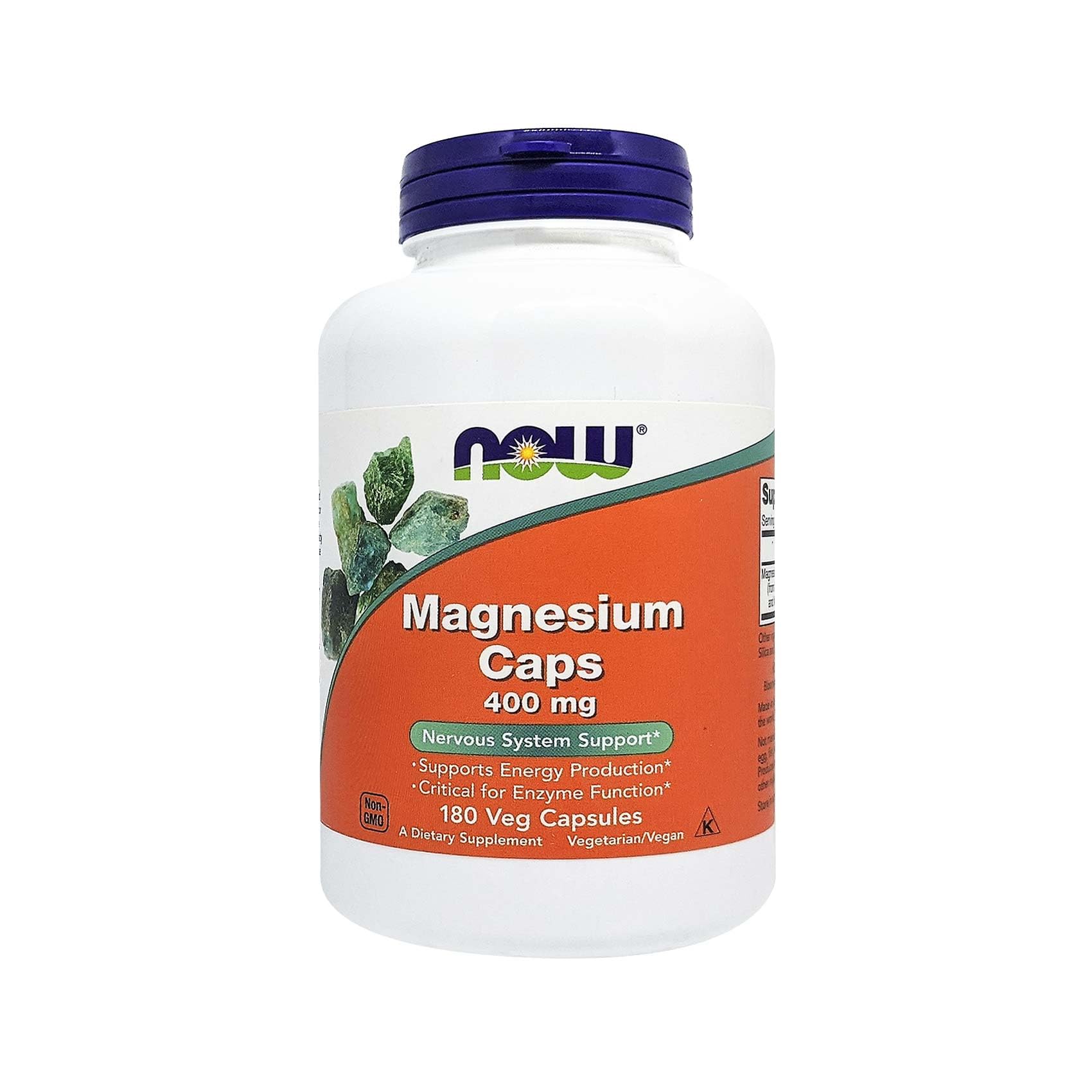 NOW Foods Magnesium 400mg Capsules 180 Count