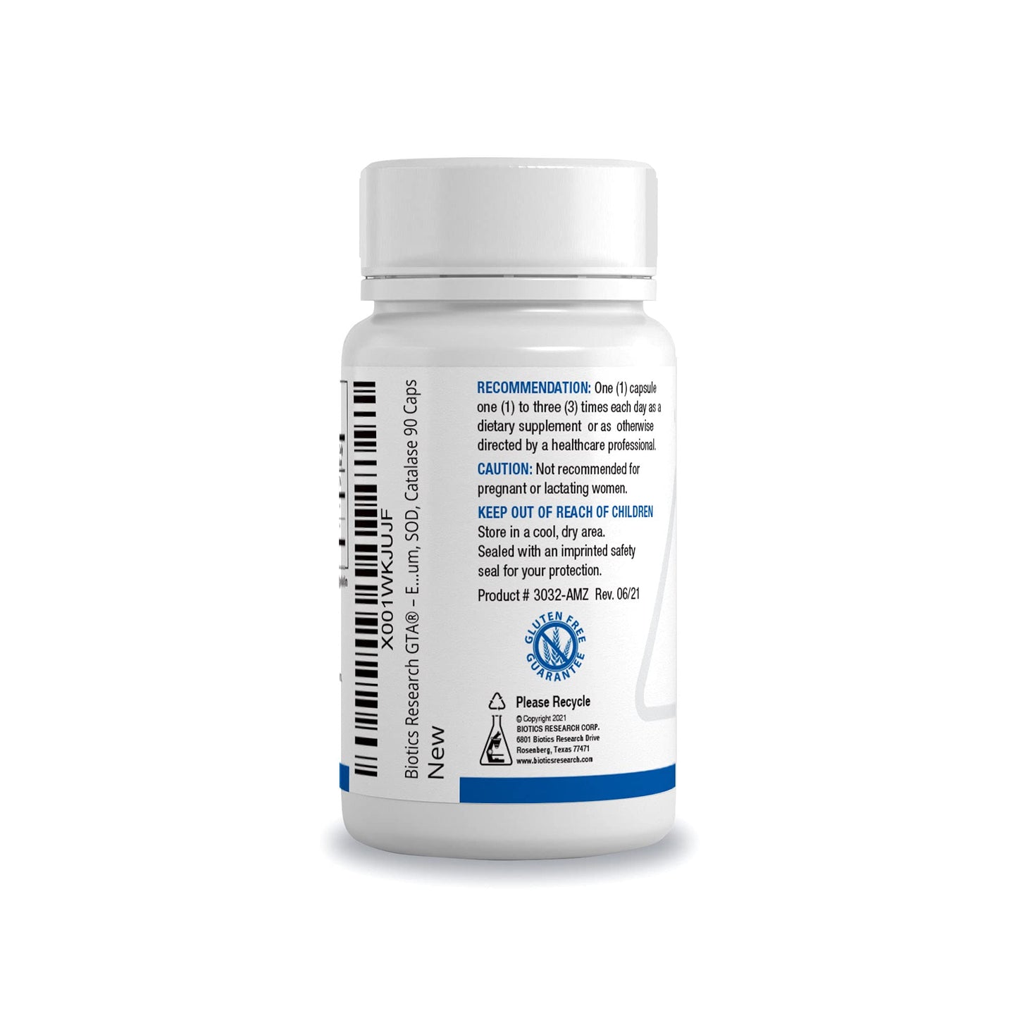 Biotics Research GTA Selenium 90 Capsules