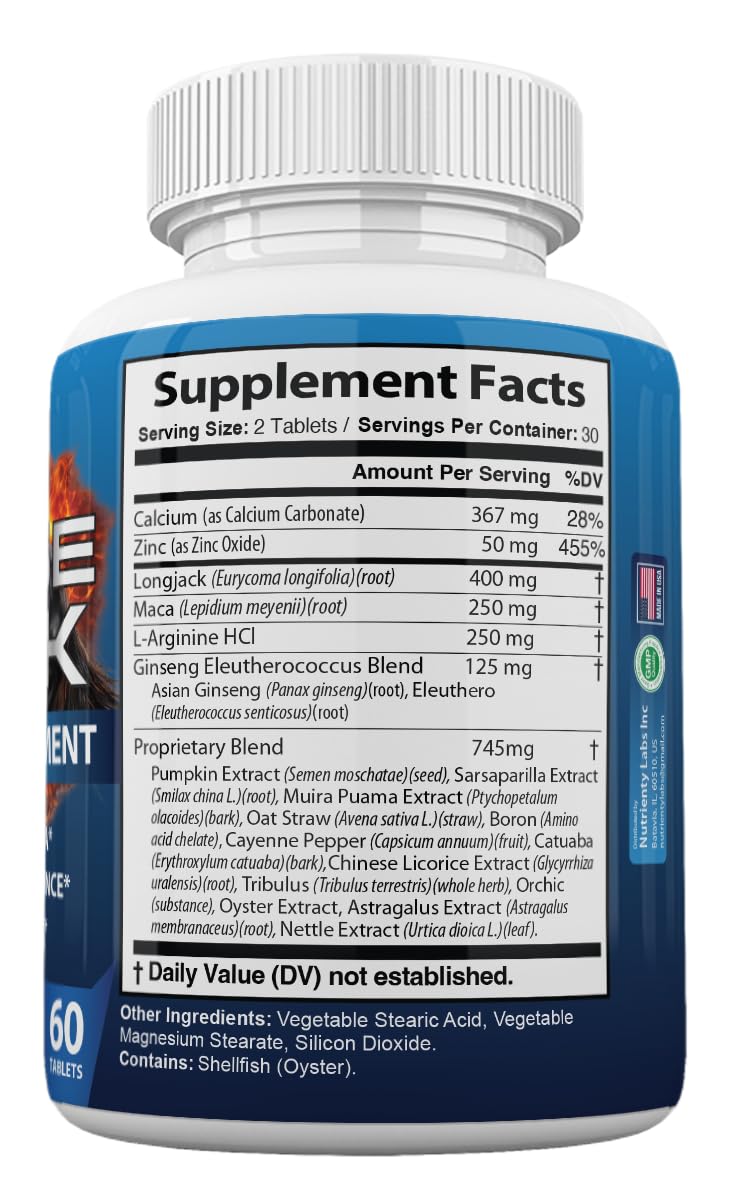 Zonata Horse Peak Dietary Supplements for Men 120 Tablets