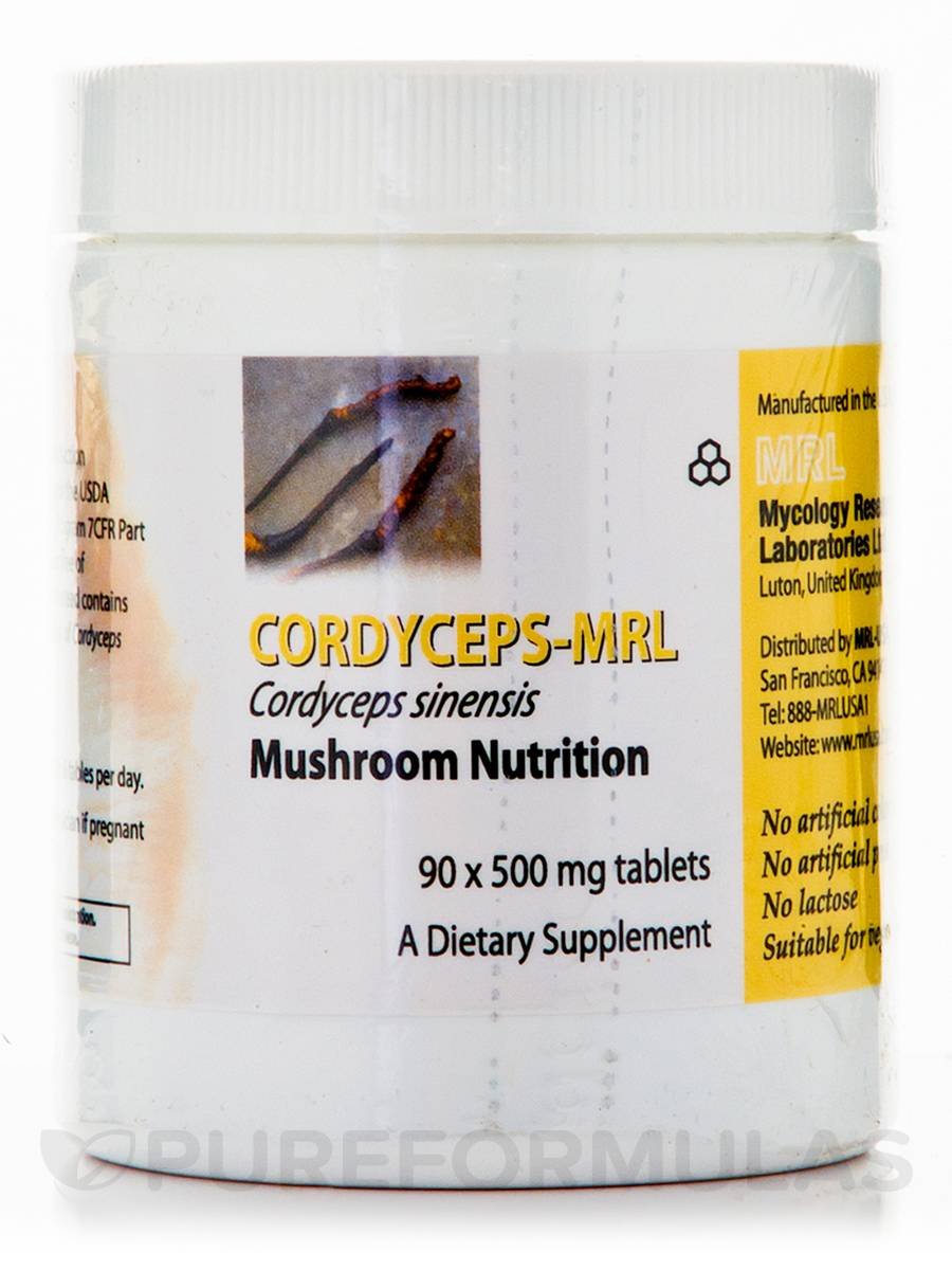 Mycology Research Labs Cordyceps Sinensis 500 mg Tablets, 1 Count