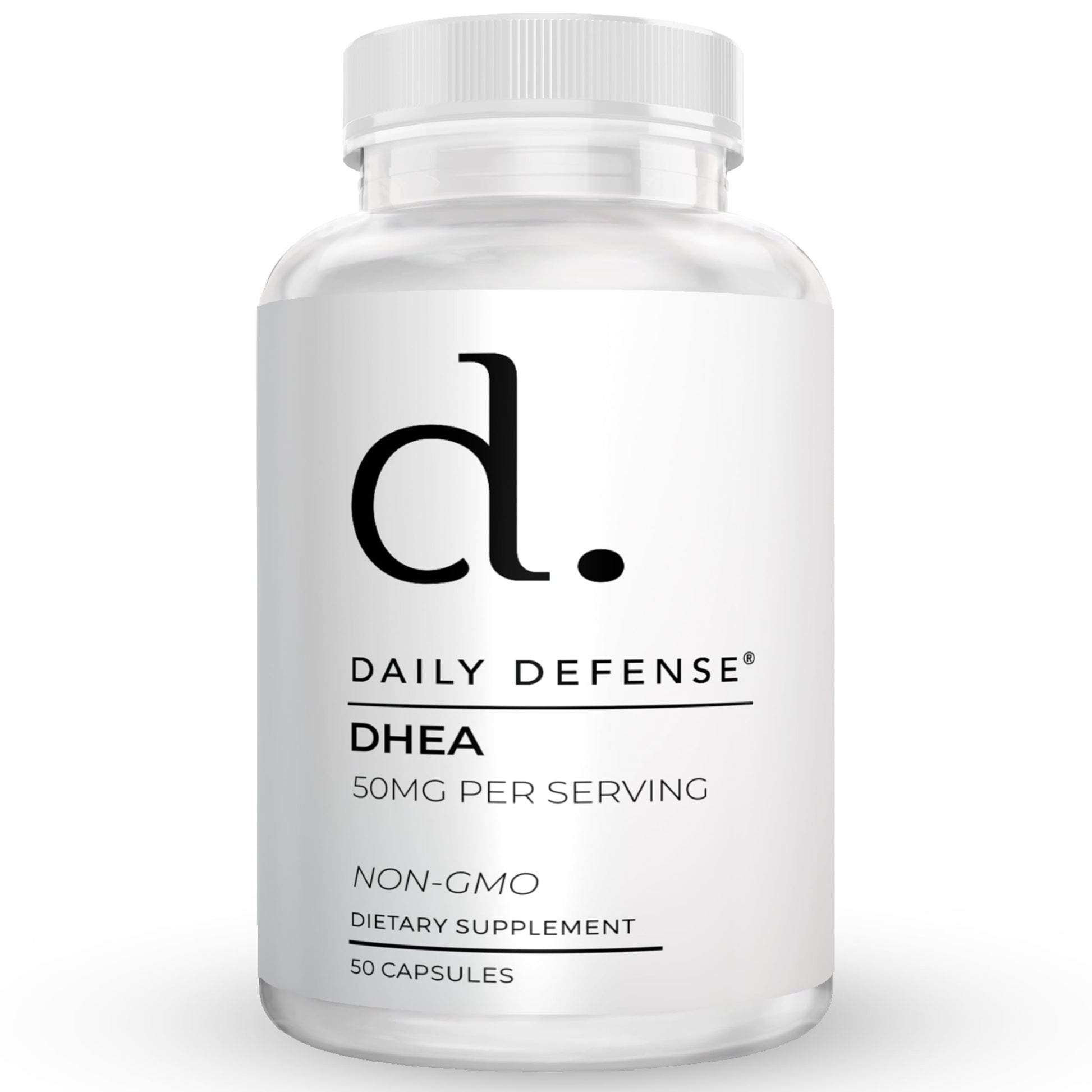 Daily Defense DHEA 50mg Capsule, 50 Count