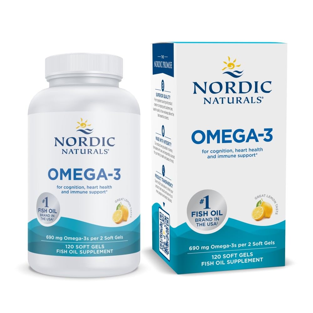 Nordic Naturals Omega-3 Soft Gels 120