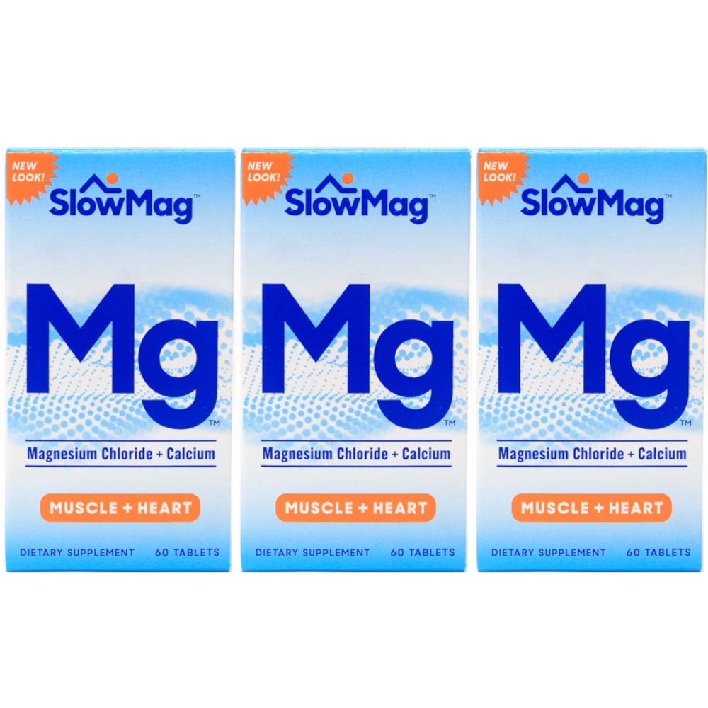 Slow-Mag Magnesium Chloride with Calcium Tablets 180