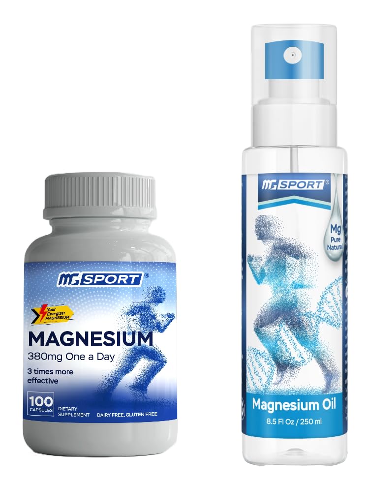 MgSport High Absorption Magnesium Capsule 1 Count