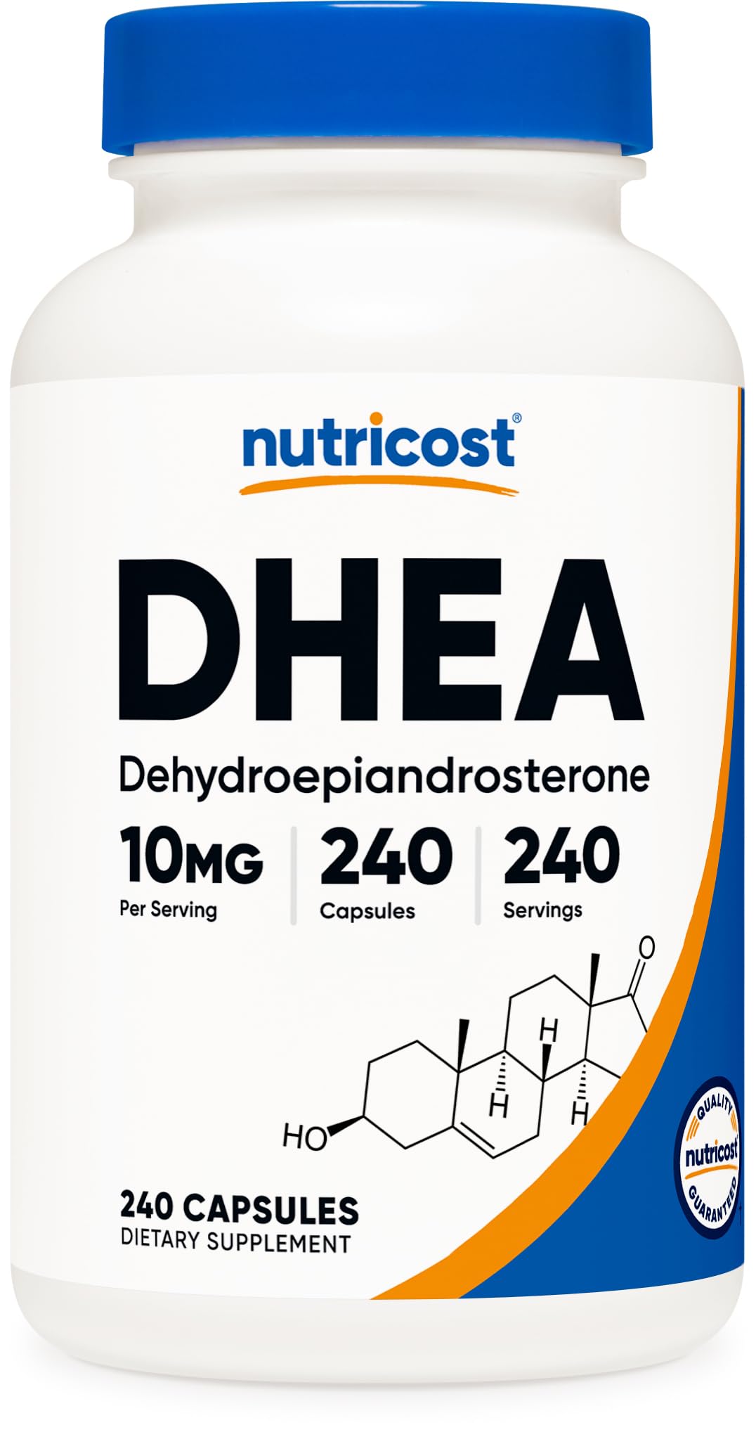 Nutricost DHEA 10mg Capsule, 240 Capsules
