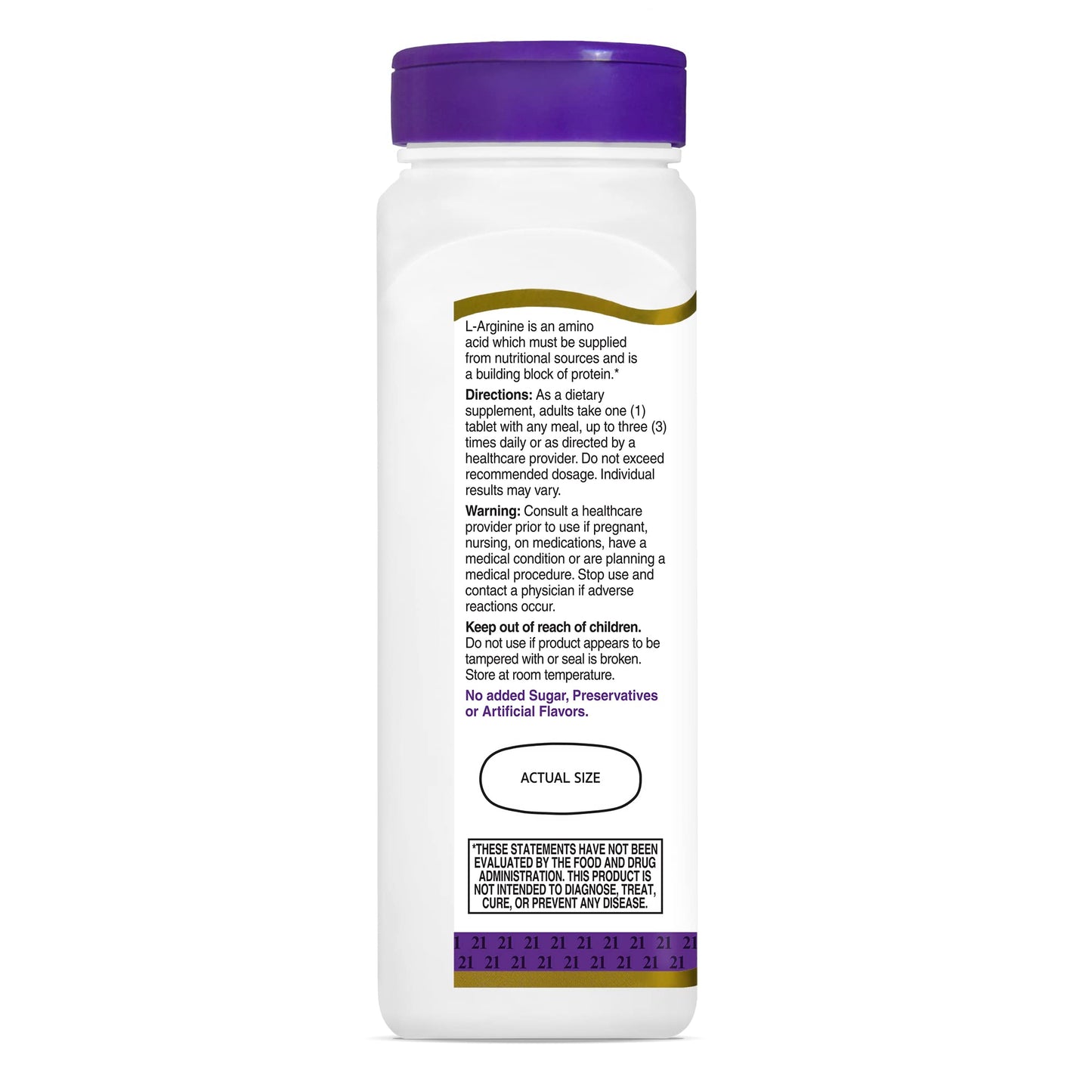 21st Century L-Arginine 1000mg Tablet, 200 Tablets