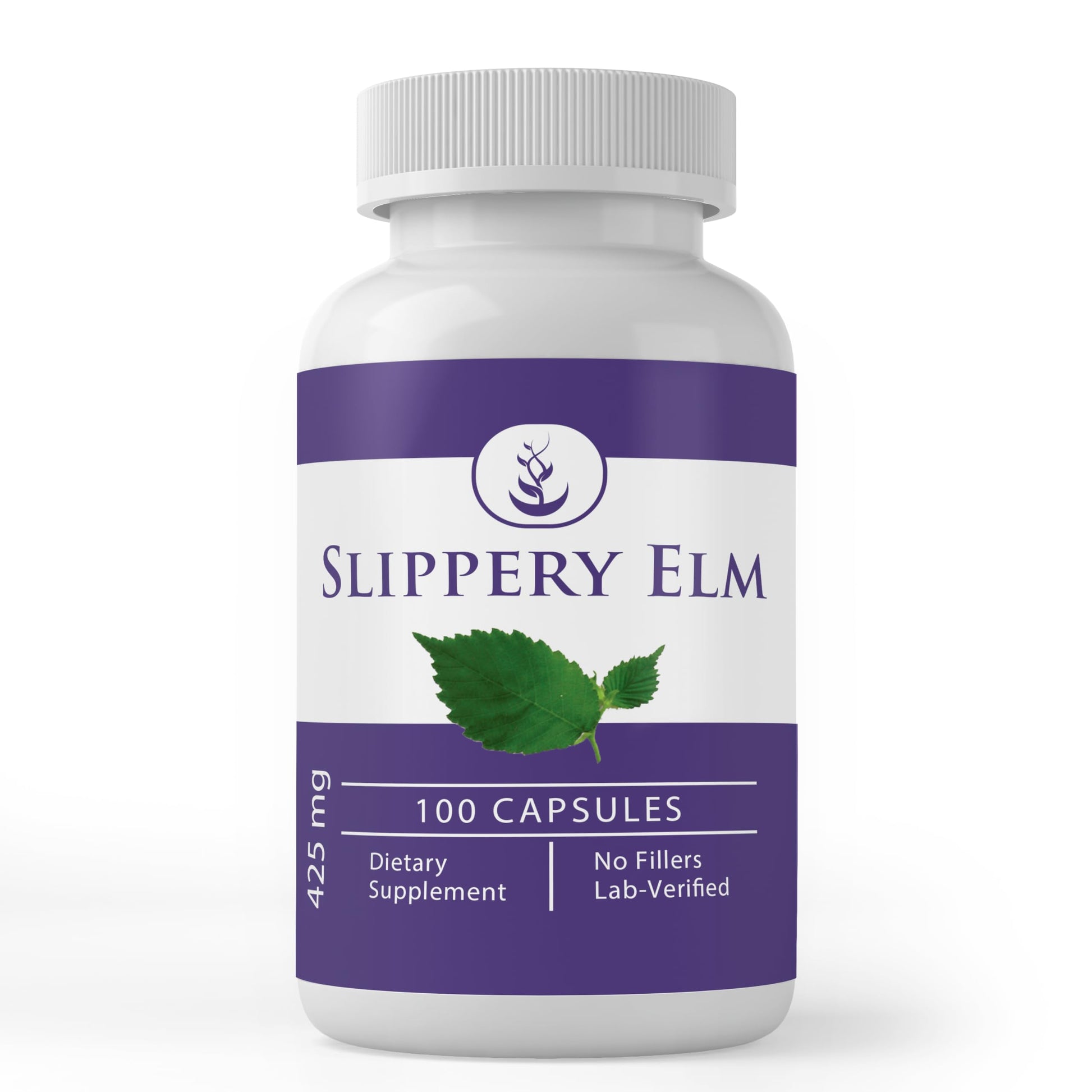 PURE ORIGINAL INGREDIENTS Slippery Elm, 100 Capsules
