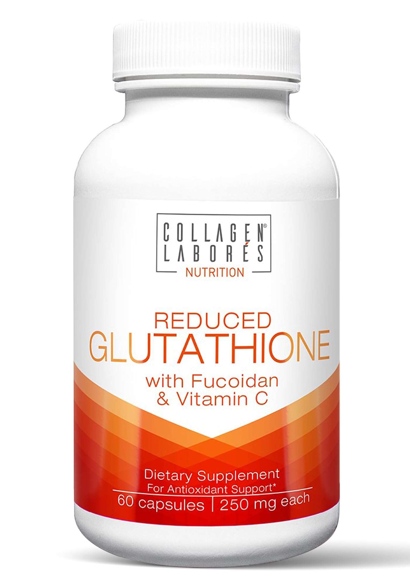 Collagen Laborés Advanced Glutathione Complex 500mg with Fucoidan & Vitamin C, 60 Capsules