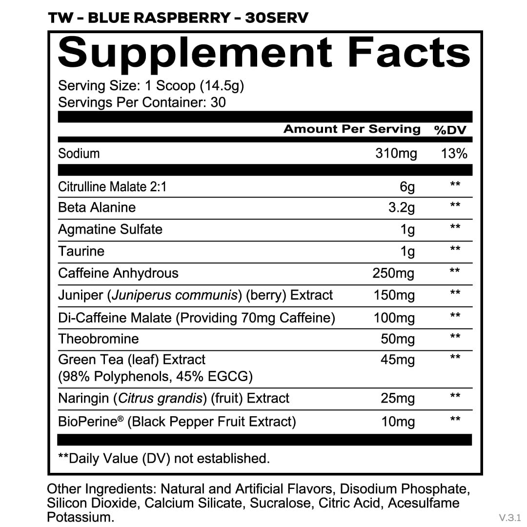 REDCON1 Total War Pre Workout Powder 15.77 oz